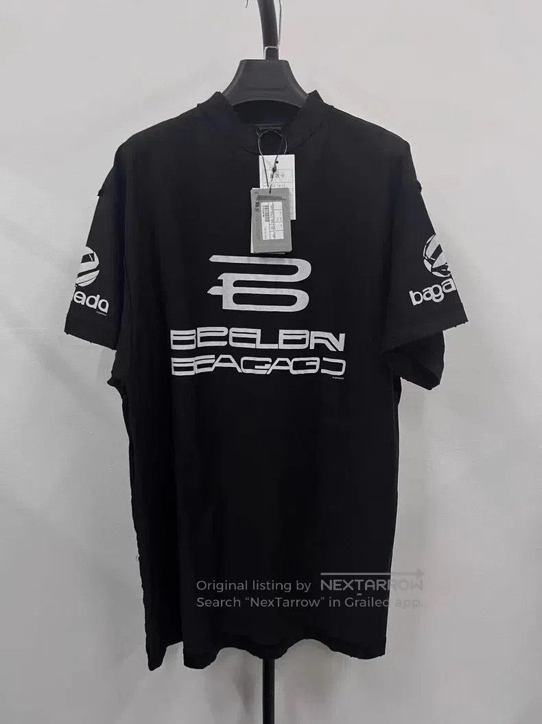 Balenciaga Balenciaga New Logo Print Crewneck T-Shirt. Size US S / EU 44-46 / 1 - 1 Thumbnail