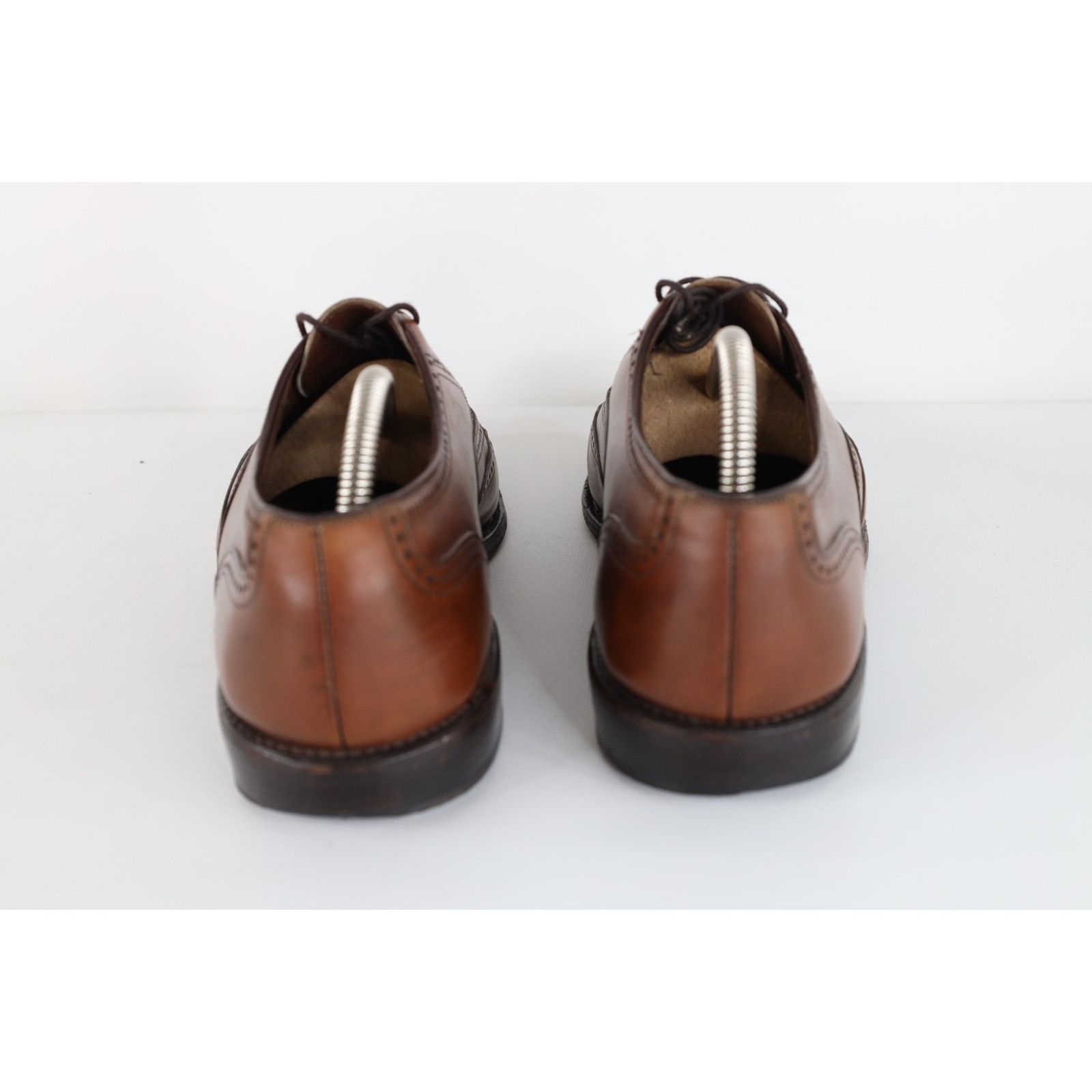Vtg Allen Edmonds Mens 9.5 D Marlow Leather Oxford Wingtips Dress Shoes Brown Allen Edmonds Oxford Dress Shoes for Men with Upper Leather  main image 3