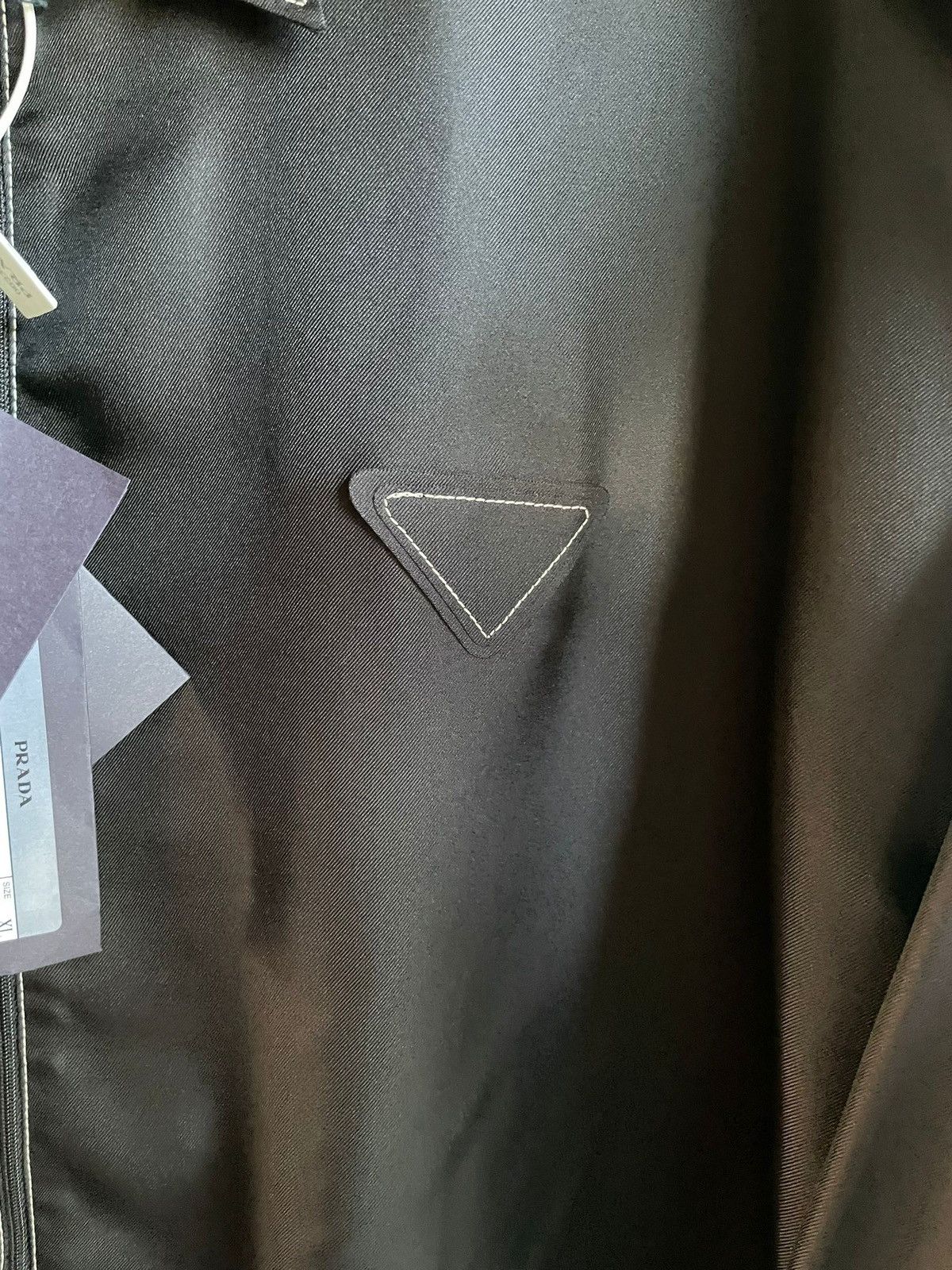 Designer × Prada Prada Silk Twill black Shirt Size US XL / EU 56 / 4 - 4 Thumbnail