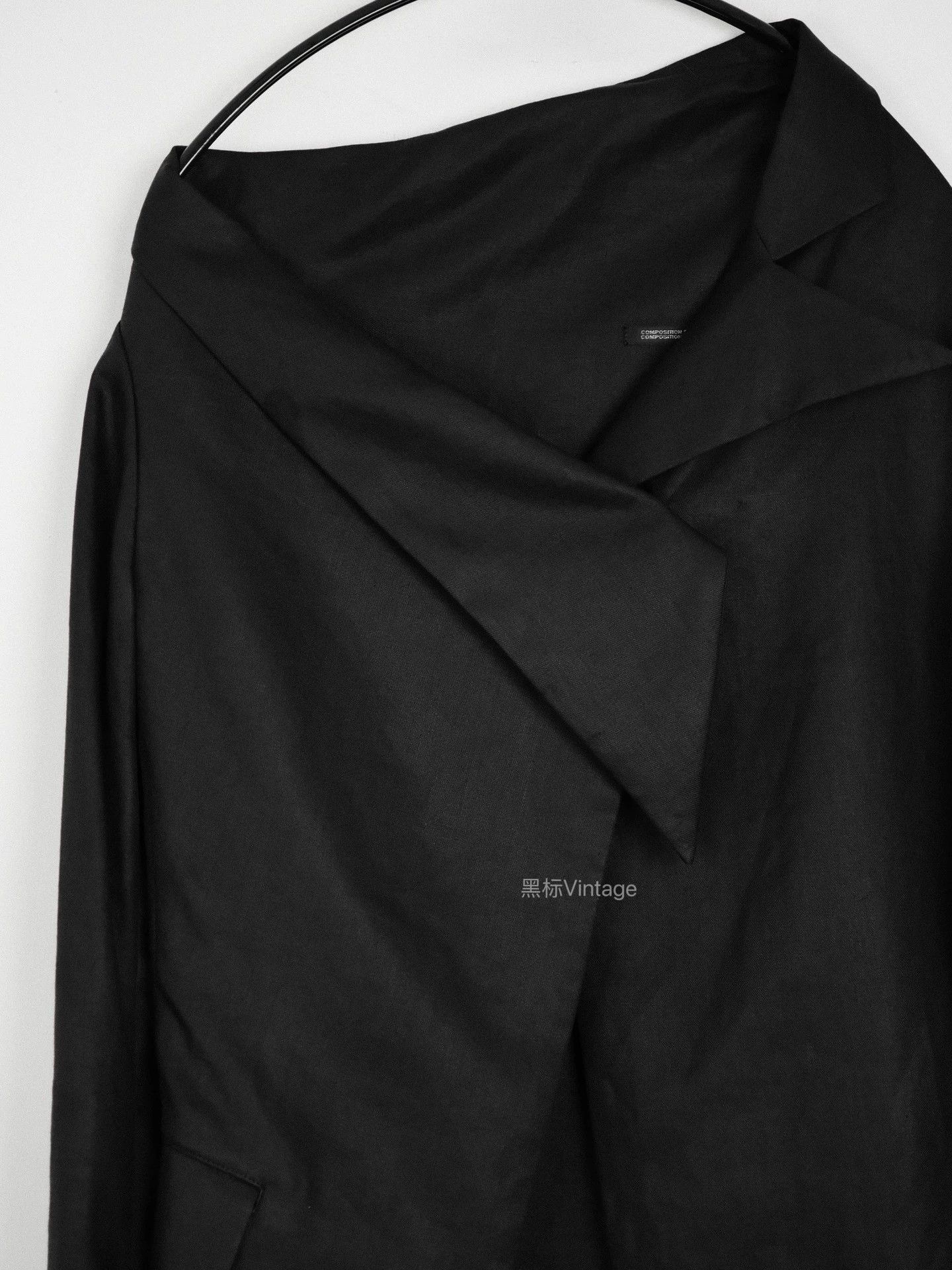 Yohji Yamamoto Yohji Yamamoto 04AW Archive Asym Linen Jacket Women's Size S / US 4 / IT 40 - 6 Thumbnail