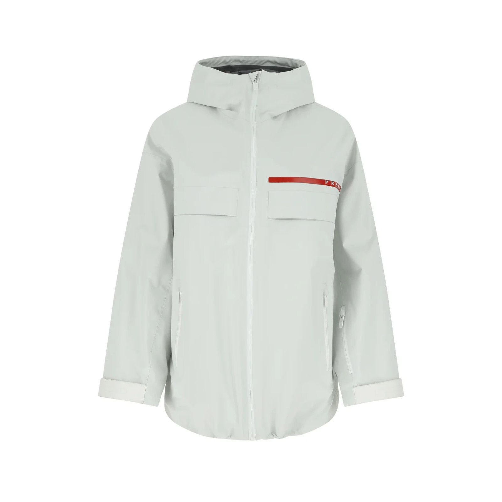Prada PRADA GORE-TEX Chalk Oversize K-way Jacket New And Authentic Size M / US 6-8 / IT 42-44 - 1 Thumbnail