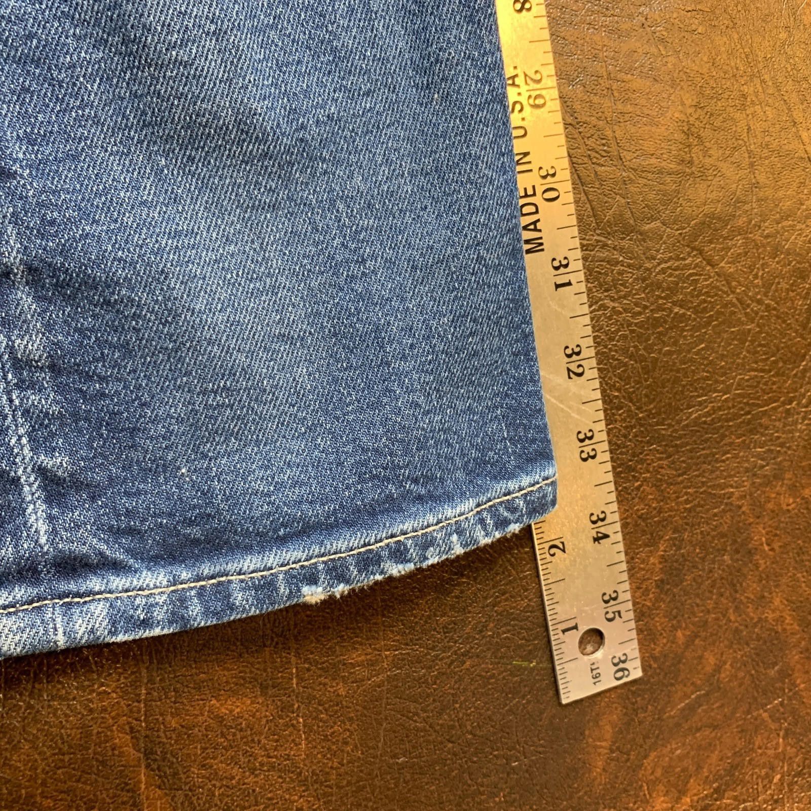 Hudson Hudson Men's 5-Pocket Button Fly Stone Washed Stretch Jeans Size US 32 / EU 48 - 9 Thumbnail