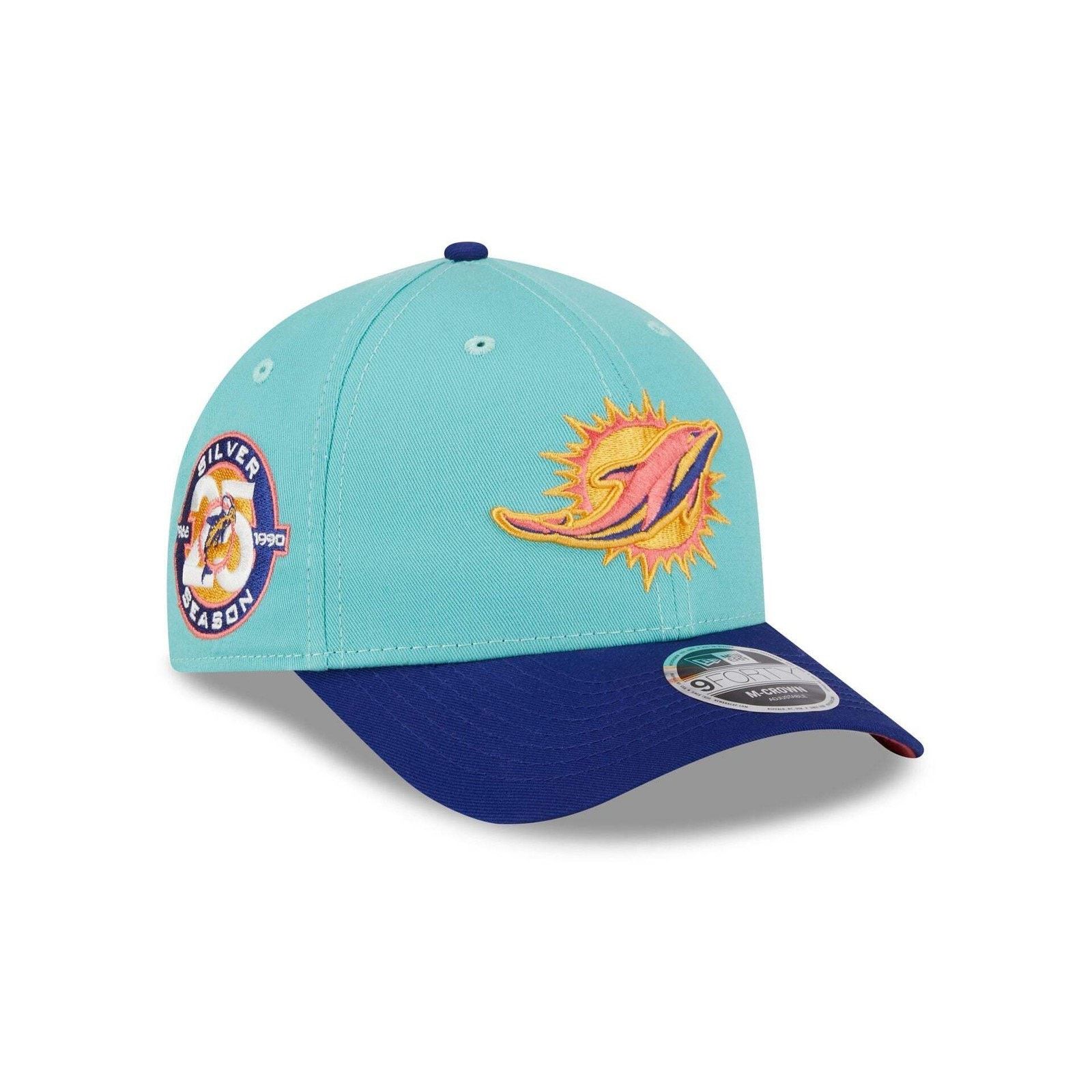 New Era New Era Miami Dolphins Clear Mint 9FORTY M - Crown Adj Hat Size ONE SIZE - 1 Thumbnail