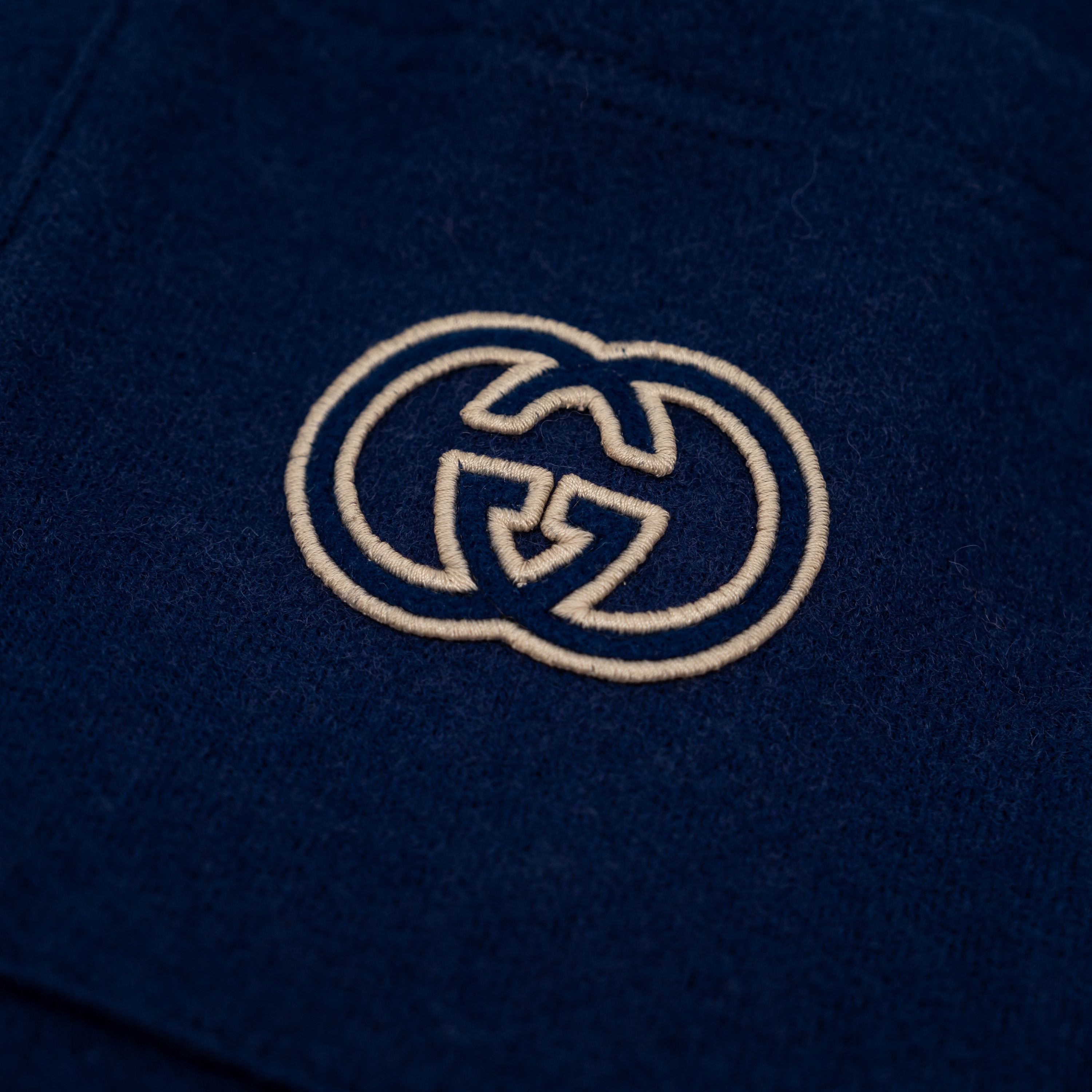 Gucci Gucci Wool Navy Blue Striped Drawstring Track Pants Web Size US 32 / EU 48 - 8 Thumbnail