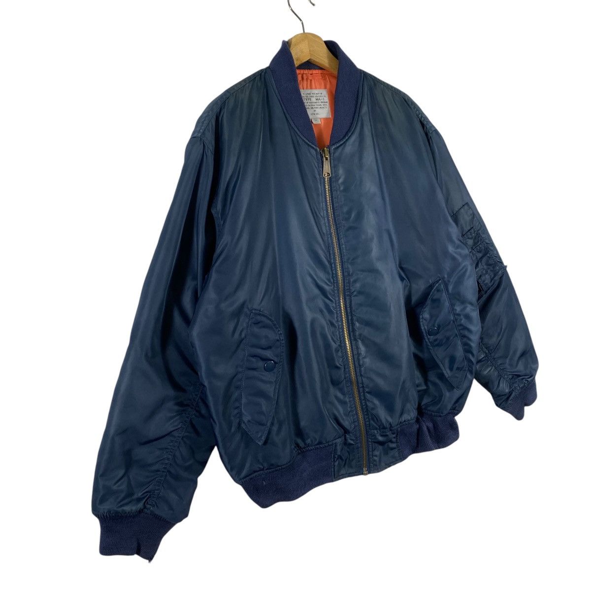 Other Type MA-1 Military Bomber Jacket L Size Navyblue Colour Size US L / EU 52-54 / 3 - 3 Thumbnail