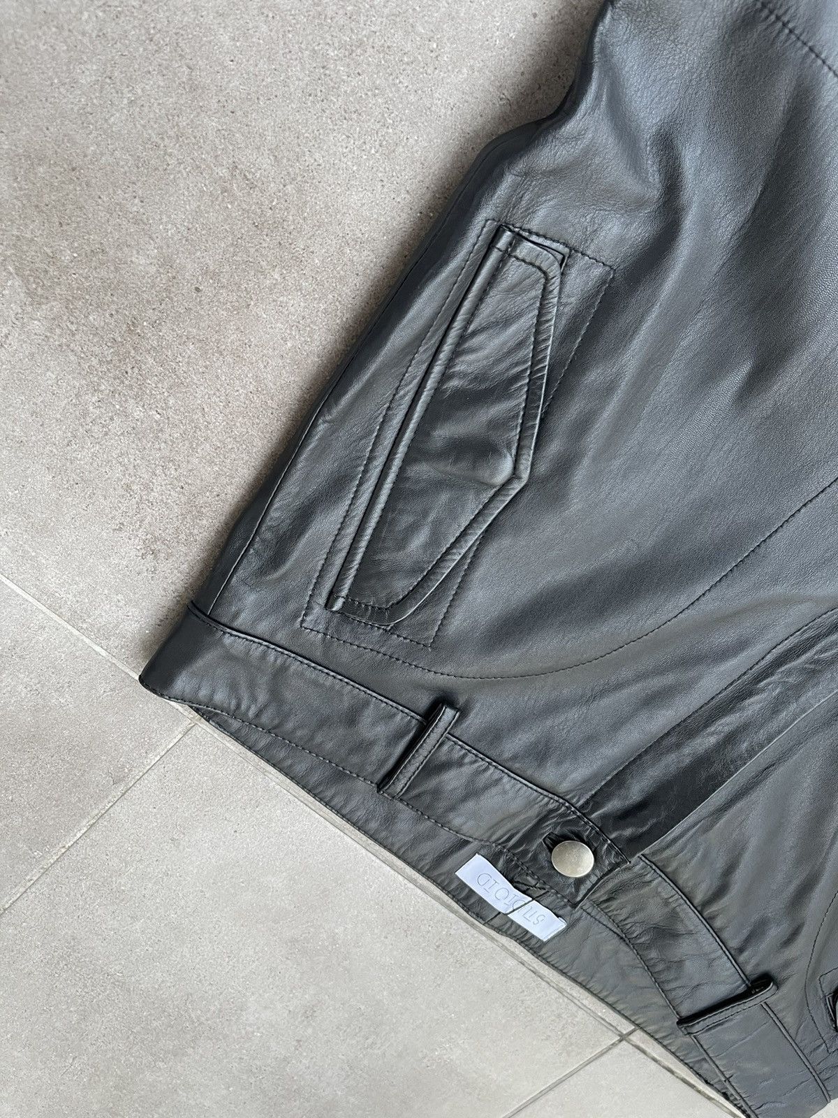 Leather !DS! SS23 Studio ID Suede Patch Leather Moto Trousers Size US 34 / EU 50 - 14 Thumbnail