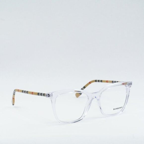 Burberry Burberry BE2390 3889 Eyeglasses Square 52mm Transparent Fram Size ONE SIZE - 8 Thumbnail