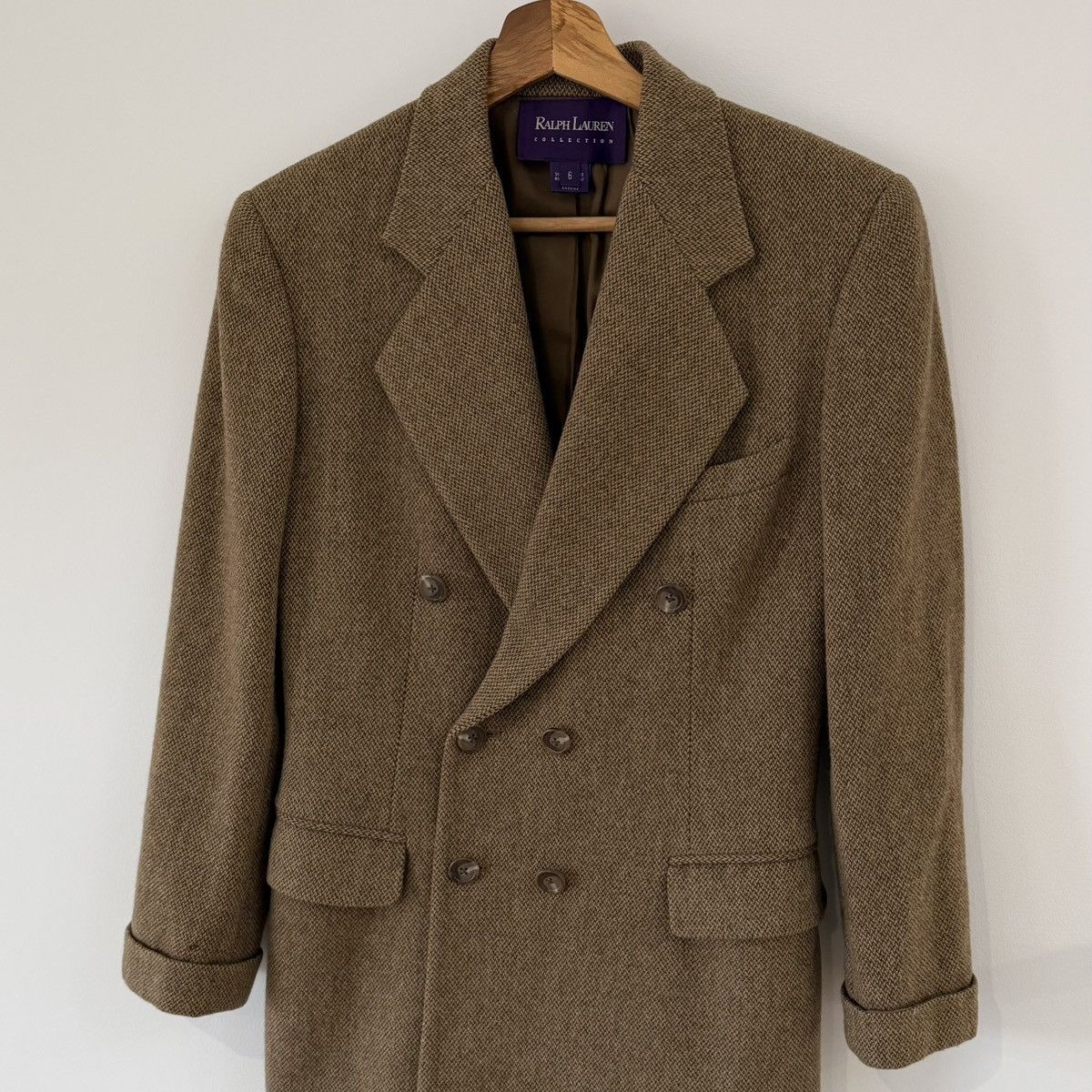 Ralph Lauren Purple Label VINTAGE RALPH LAUREN DOUBLE BREASTED CASHMERE BLAZER Size M / US 6-8 / IT 42-44 - 5 Thumbnail