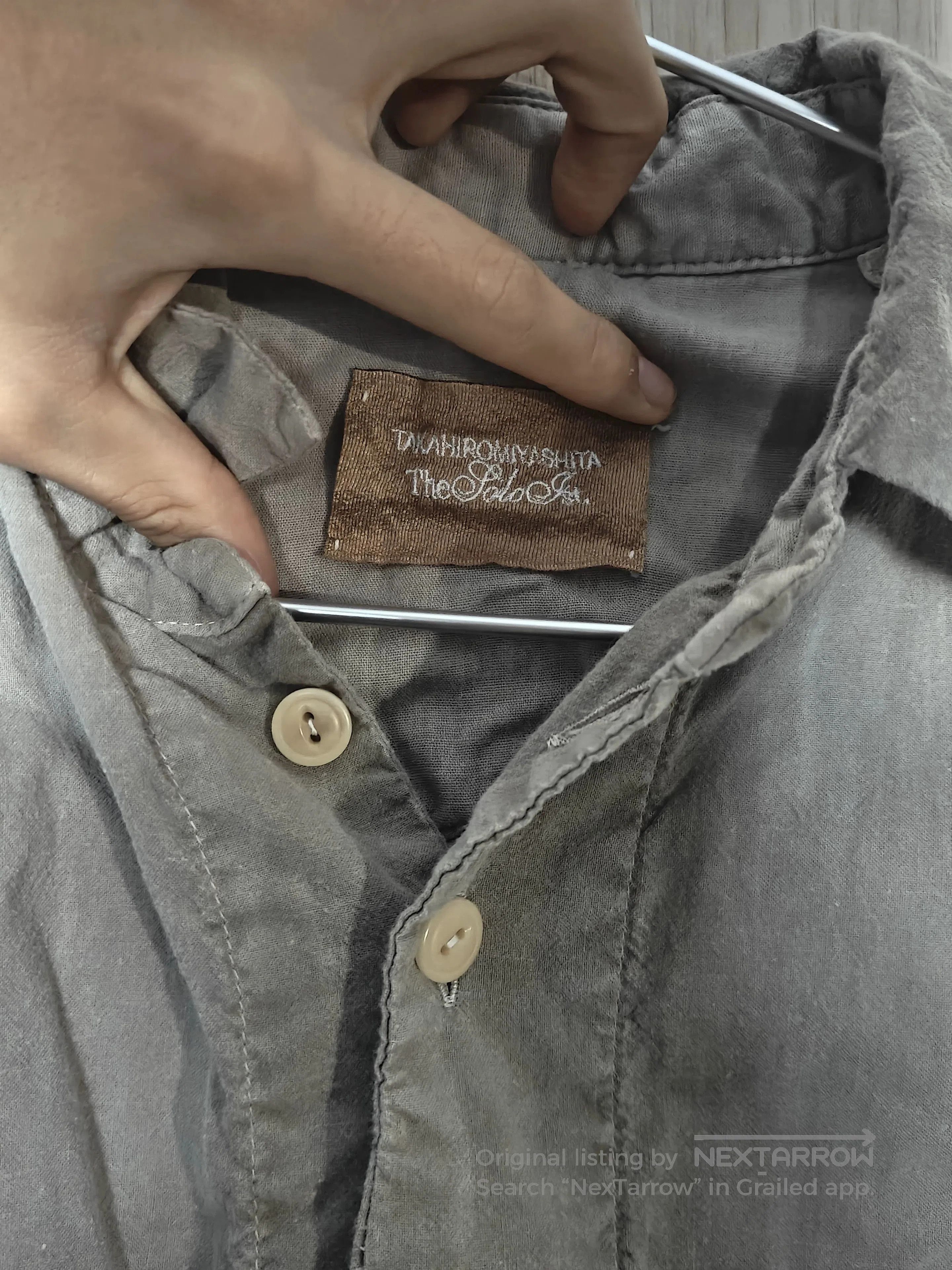 Takahiromiyashita The Soloist. Soloist 12ss Earthdye Shirt. Size US XS / EU 42 / 0 - 7 Thumbnail