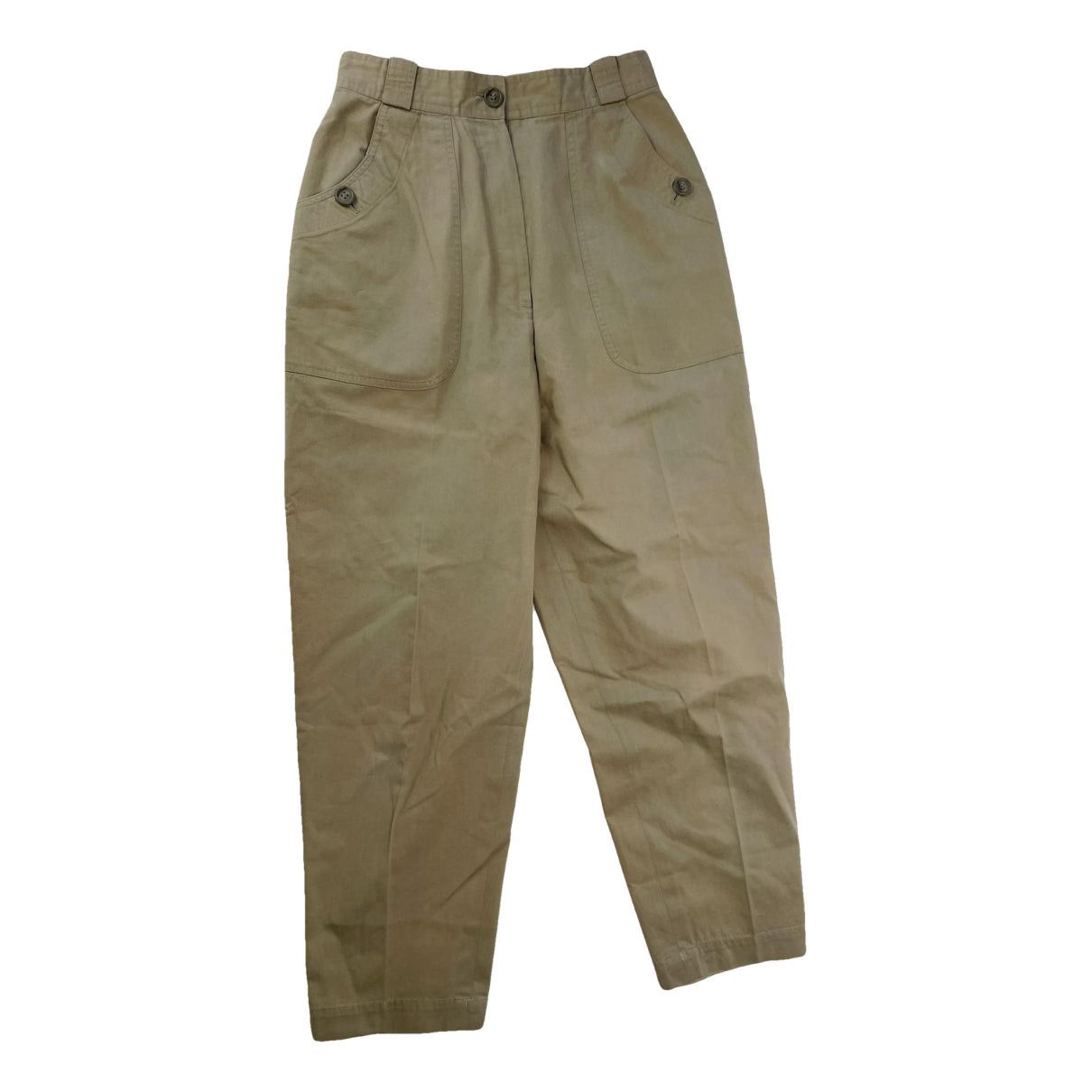 Dior Beige Cotton Trouser Size 30" / US 8 / IT 44 - 1 Thumbnail
