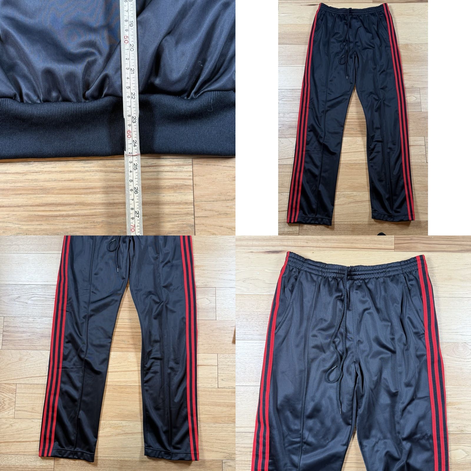 Vintage VINTAGE Apparel Unlimited Tracksuit Set Top Bottom Mens M Regular Black USA Made Activewear USA Smoothed Size 40R - 8 Thumbnail