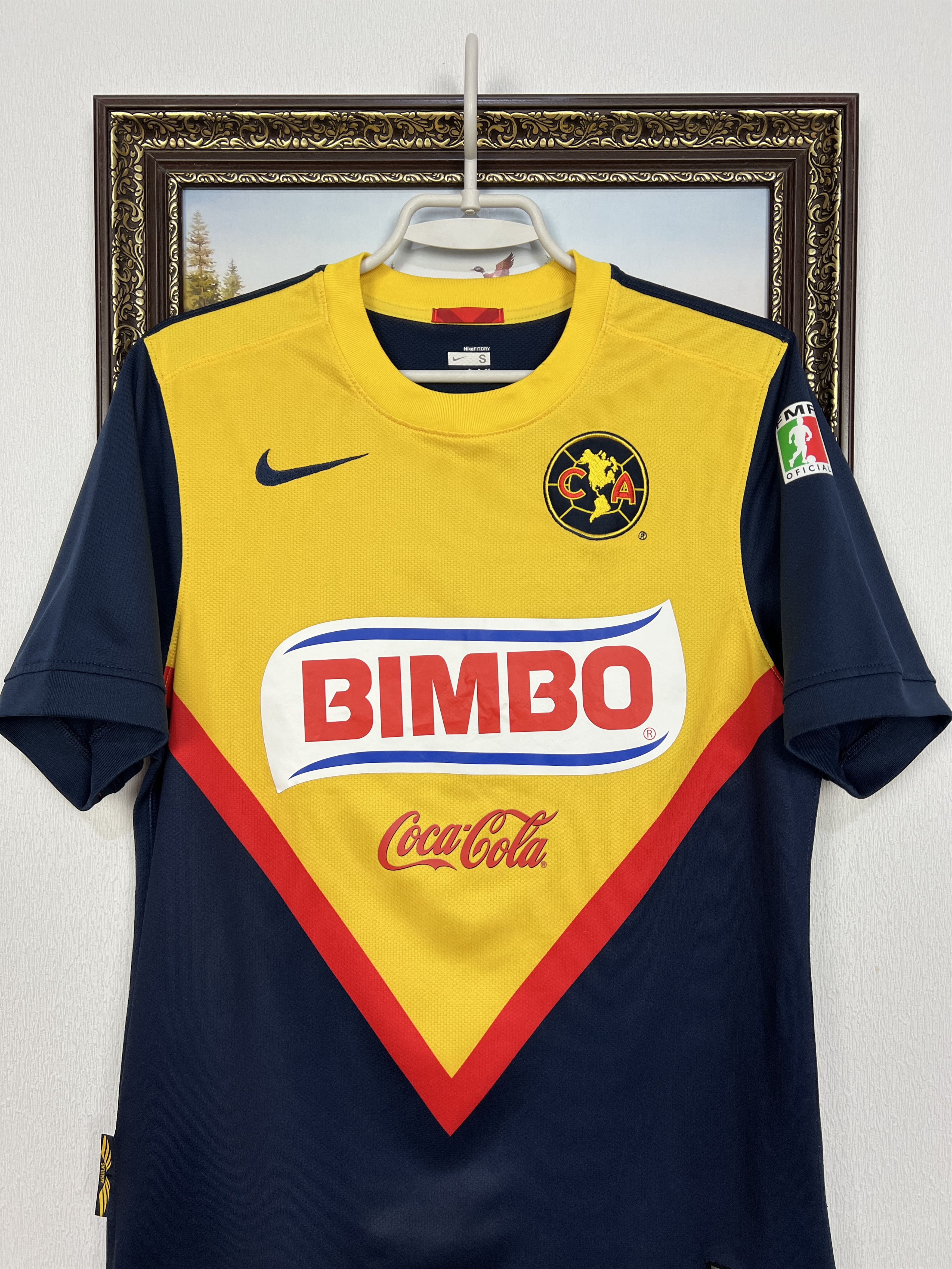 Nike Club America Home football shirt 2009 Soccer Nike Jersey Size US S / EU 44-46 / 1 - 2 Thumbnail