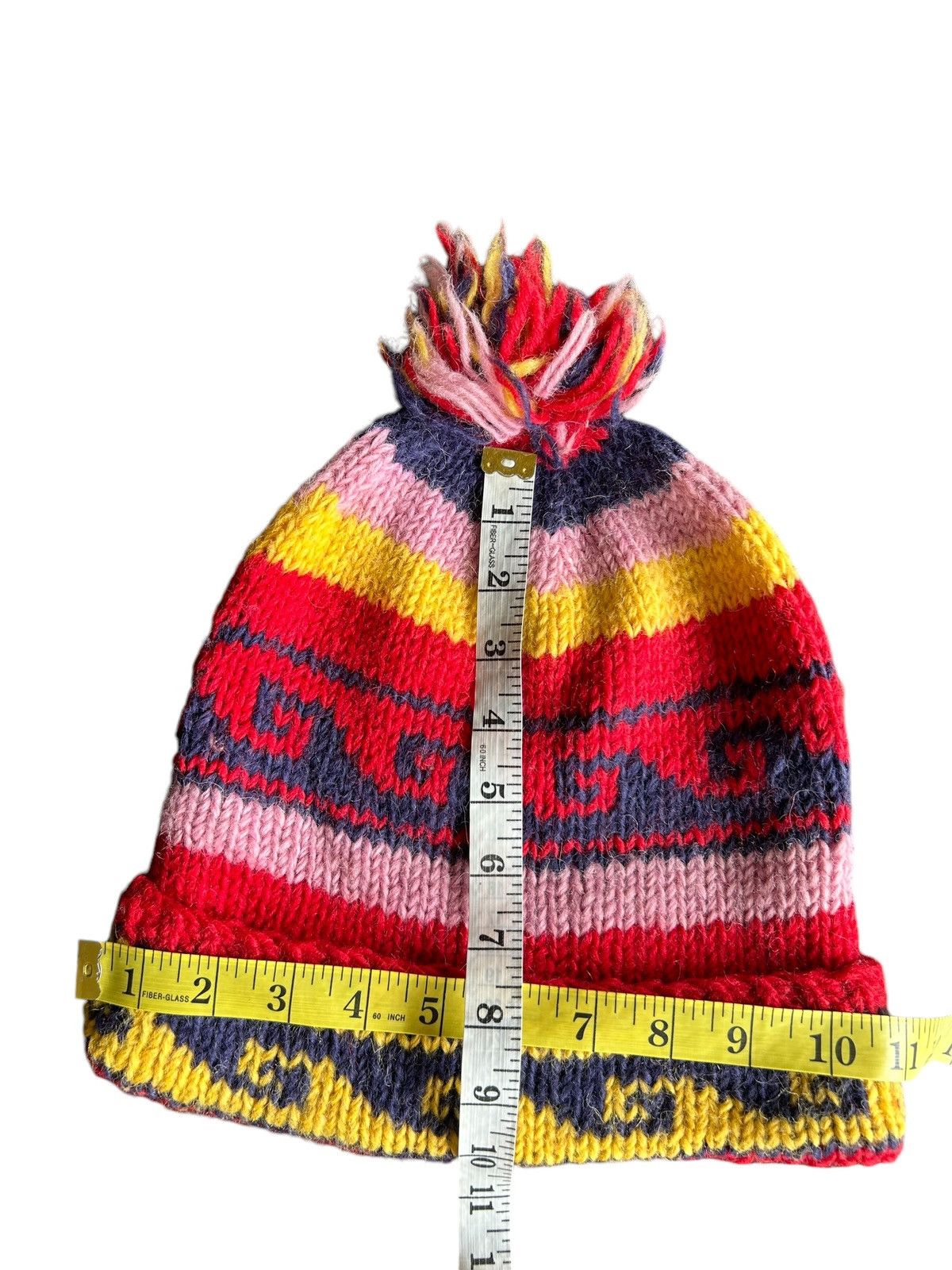 Japanese Brand × Kapital × Vintage Crochet Knitted handmade Rare Design Beanie Hats☠️☠️ Size ONE SIZE - 6 Thumbnail
