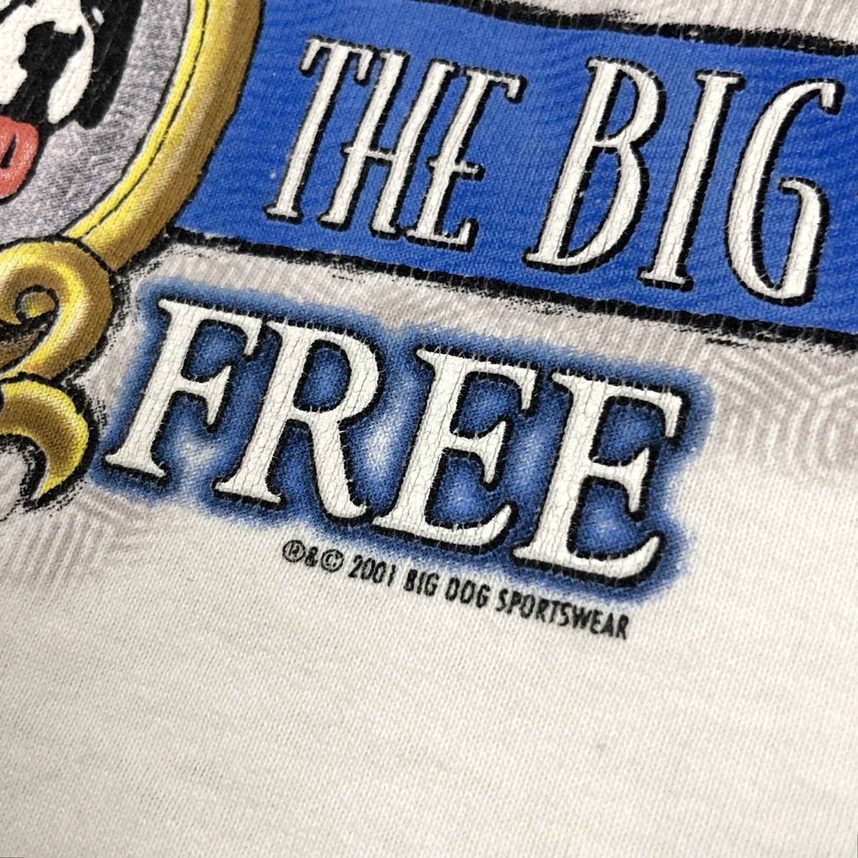 Big Dogs VTG Big Dogs T Shirt Home of The Big Parody 2001 XL White Unisex Adults Crew Neck Short Sleeve Graphic Print Dog 2000s Mens Womens Boys Girls Size US XL / EU 56 / 4 - 2 Thumbnail