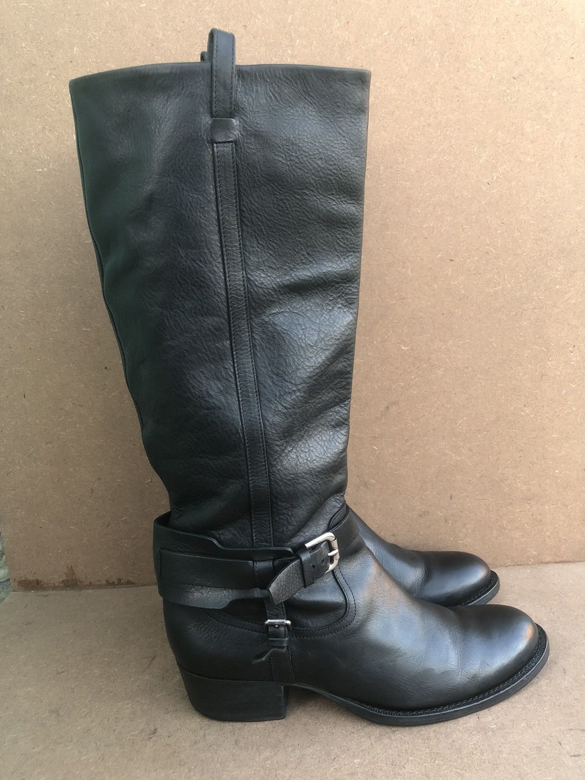 Ralph Lauren Ralph Lauren Black Purple Label Leather Boots Size 10 B Size US 10 / IT 40 - 2 Thumbnail