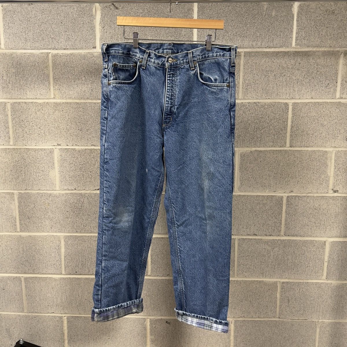 Carhartt Vintage Carhartt Faded Blanket Lined Jeans ERD Grunge Chrome Size US 36 / EU 52 - 2 Thumbnail