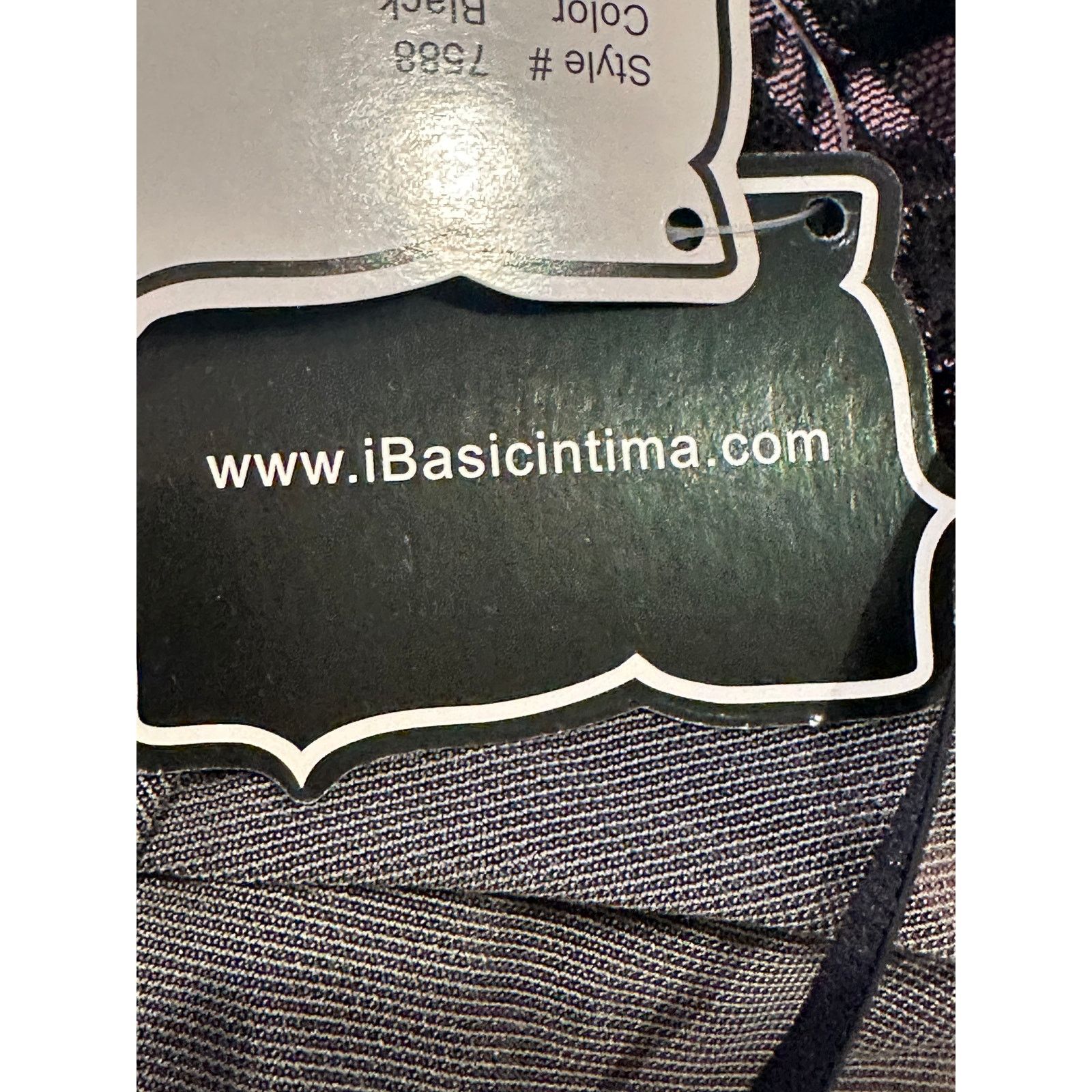 Other Women's Black Pink Floral Lace Sheer Lace Up Vintage S NWT Size ONE SIZE - 7 Thumbnail