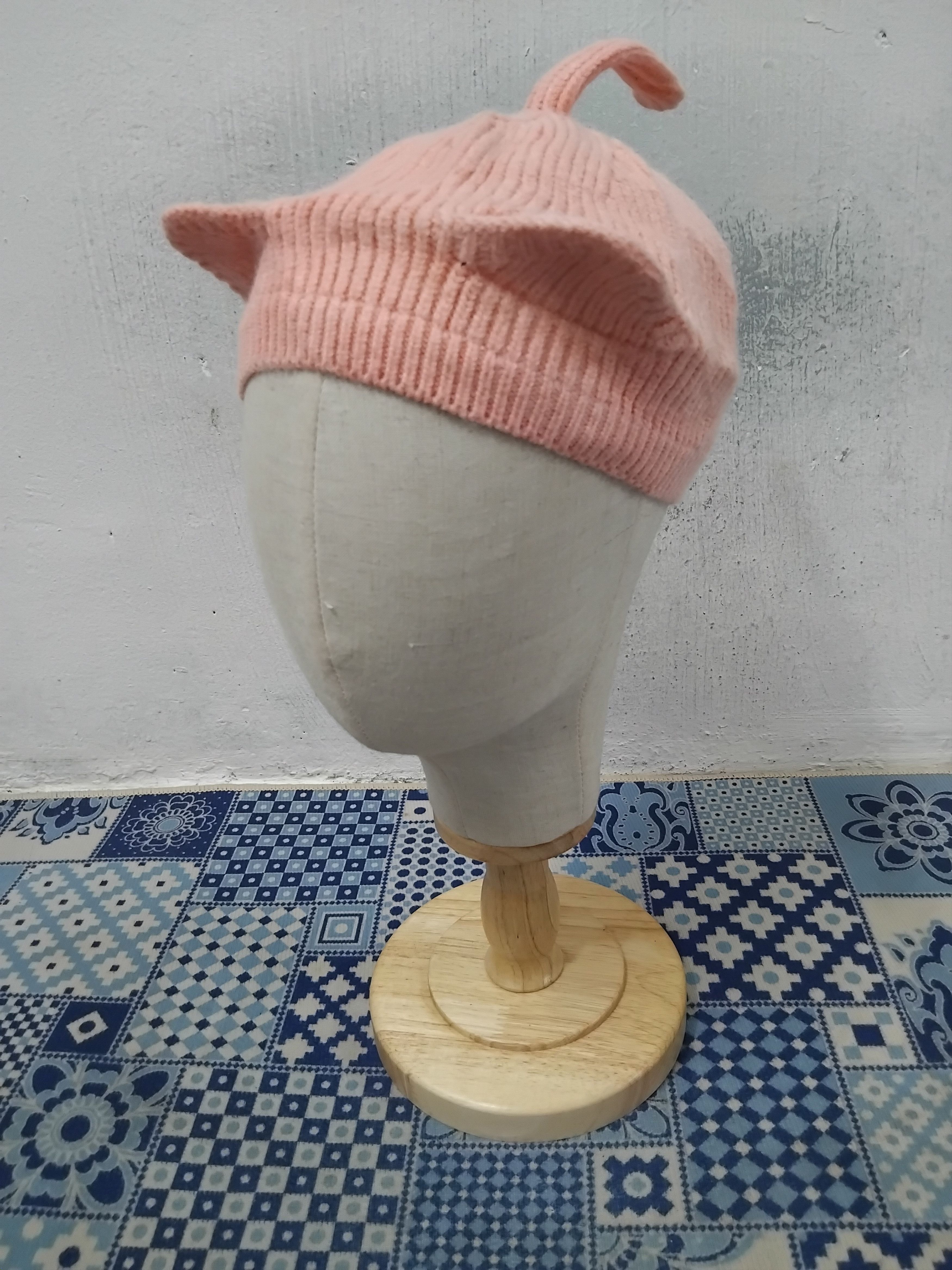 Other 💥Peach colour harajuku Japanese style hat Size ONE SIZE - 1 Thumbnail