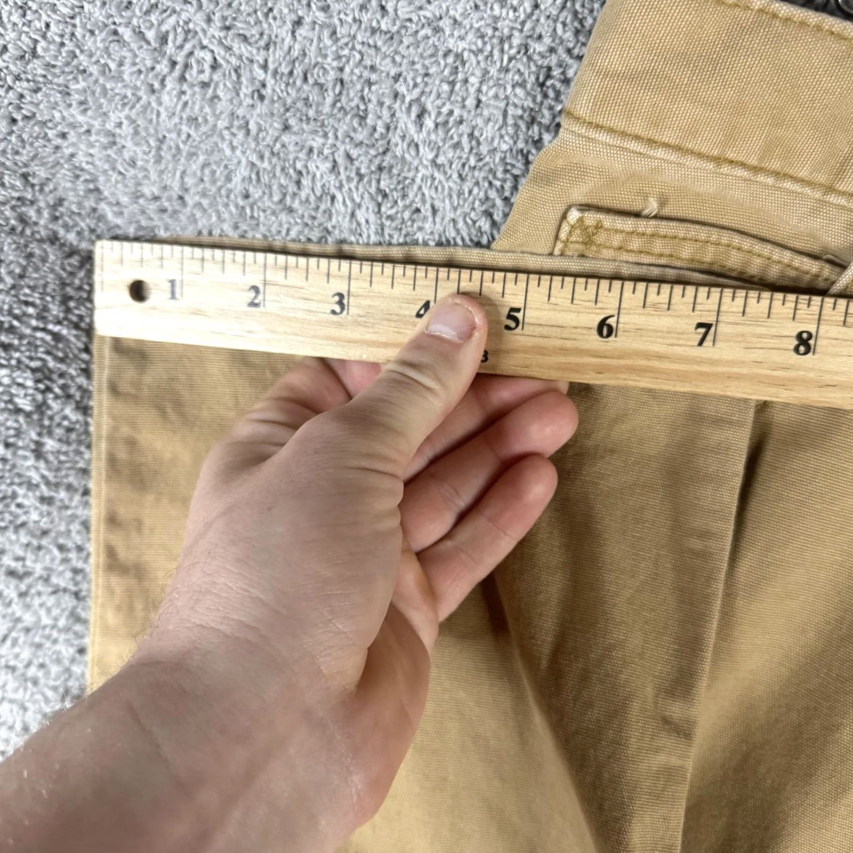 Carhartt Carhartt Carpenter Pants Mens 30x28 Brown Relaxed Canvas Glitter Cross Size US 30 / EU 46 - 7 Thumbnail