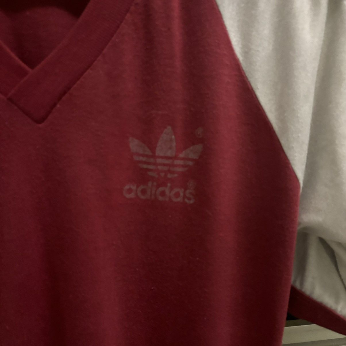 Adidas × Vintage Vintage 80s adidas ringer T-Shirt Size US XL / EU 56 / 4 - 3 Thumbnail
