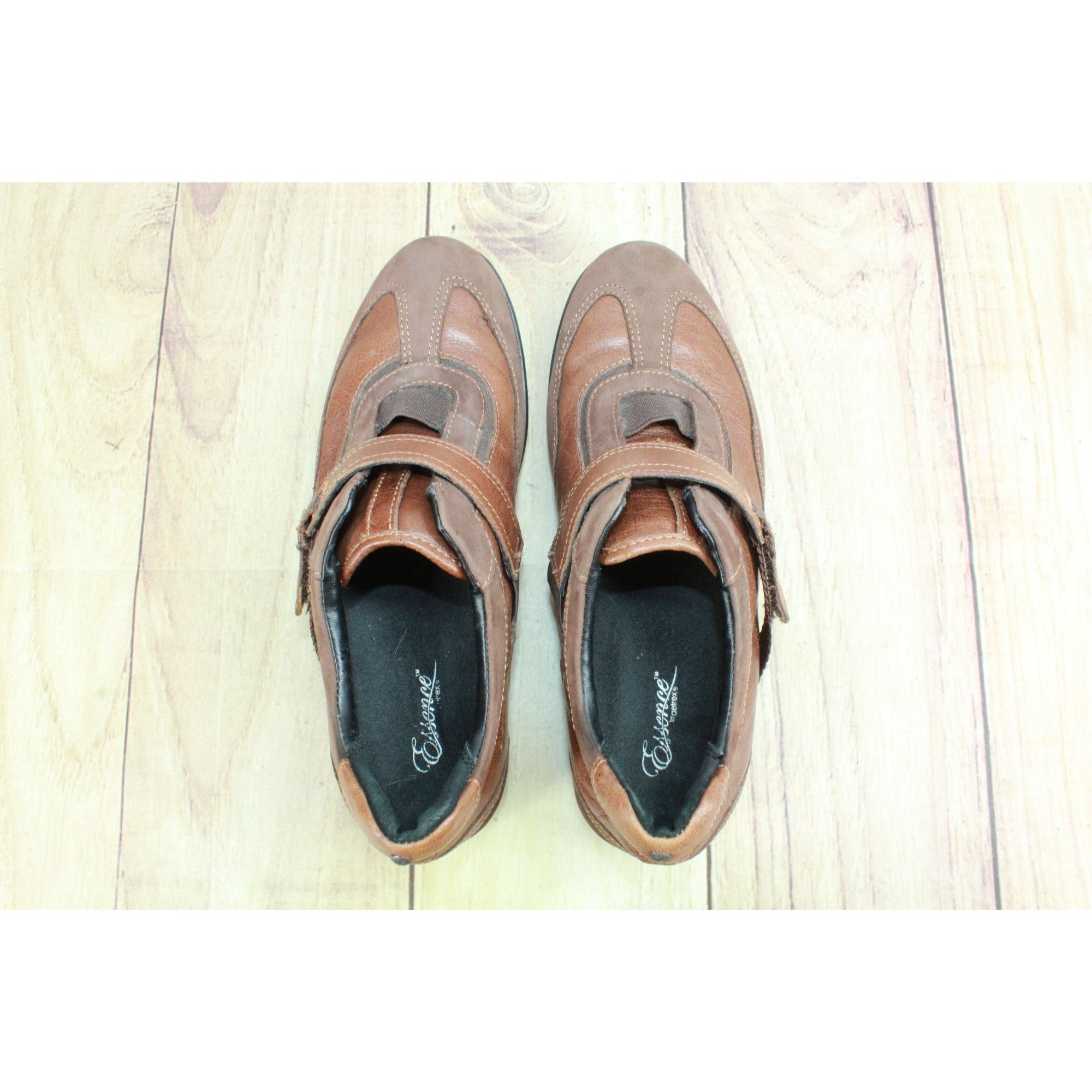 Aetrex Aetrex Brown Leather Comfort Walking Shoes Size US 9 / IT 39 - 7 Thumbnail