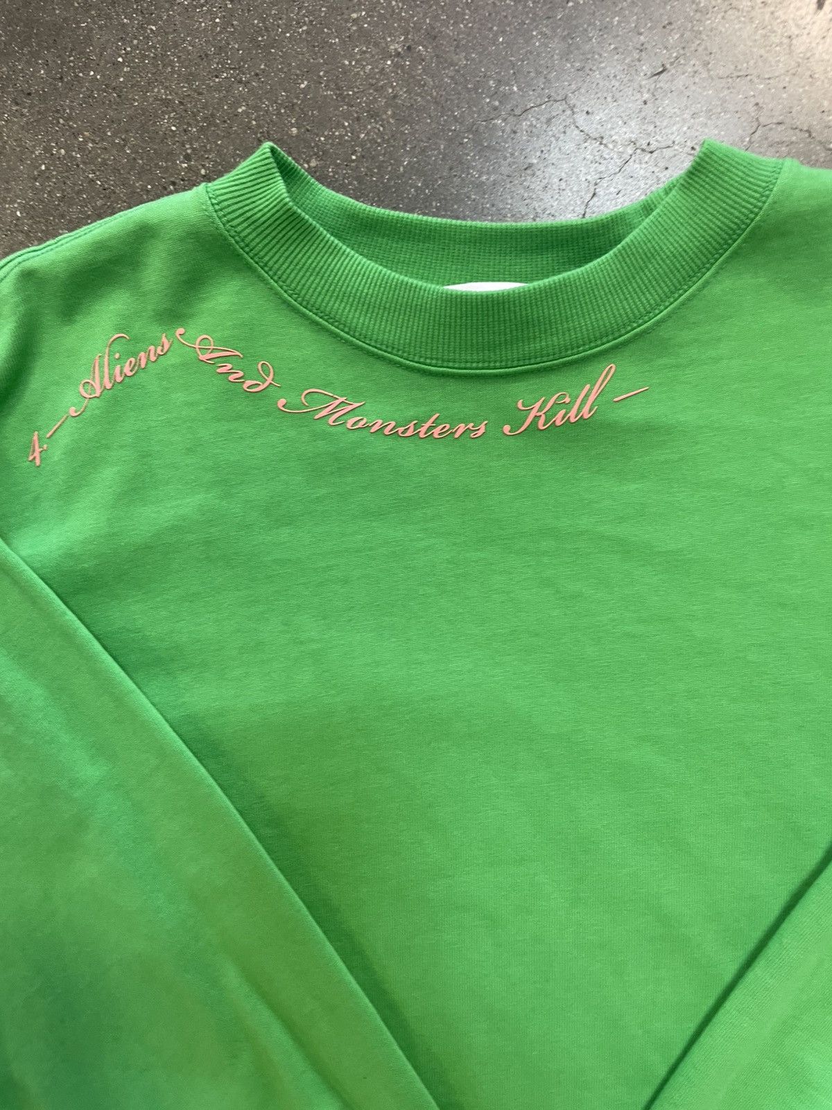 SSENSE SSENSE EXCLUSIVE GREEN ALIEN AND MONSTERS CURSIVE Size US M / EU 48-50 / 2 - 2 Thumbnail