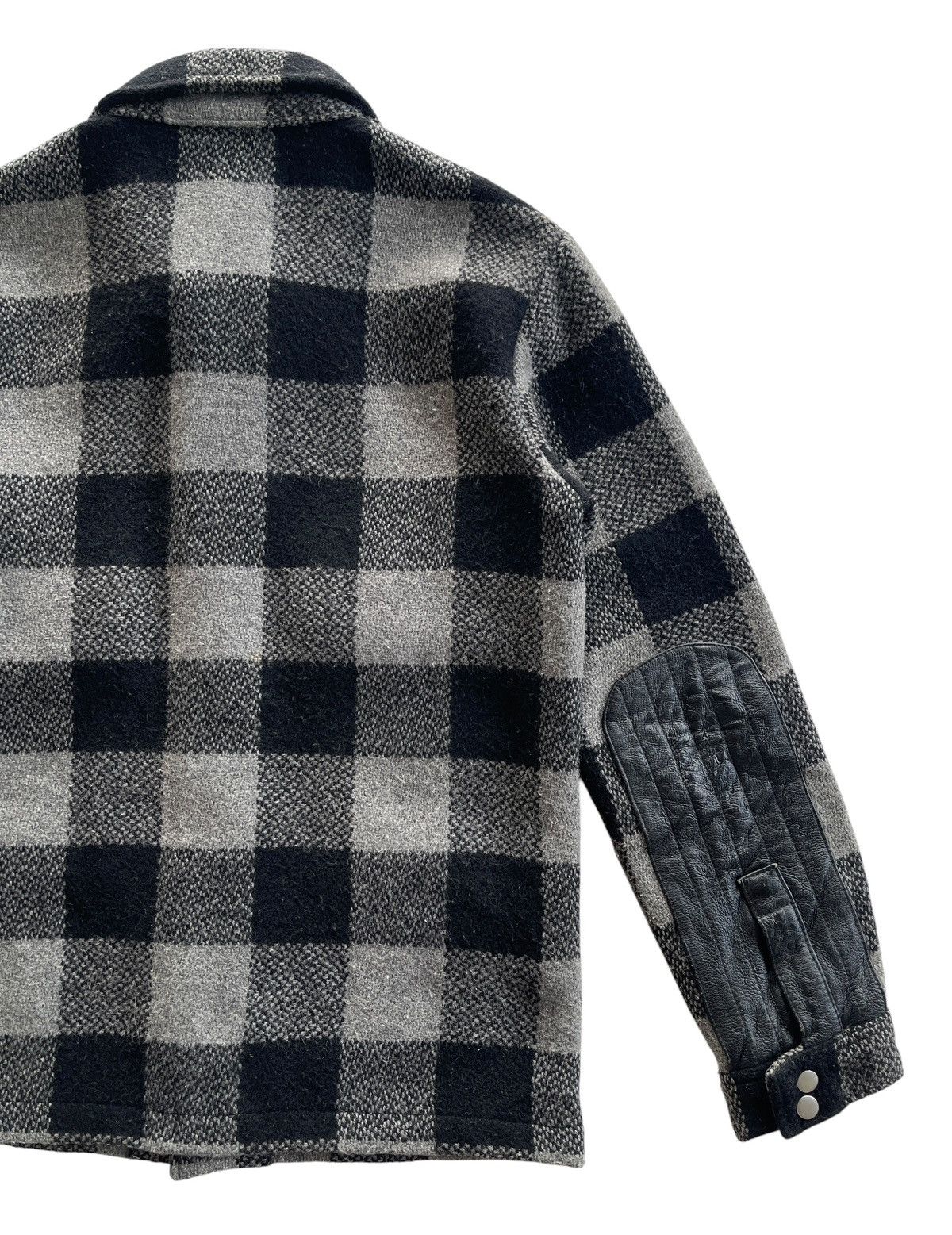 Japanese Brand Rotar Wool Blend Buffalo Plaid Jacket Size US M / EU 48-50 / 2 - 13 Thumbnail