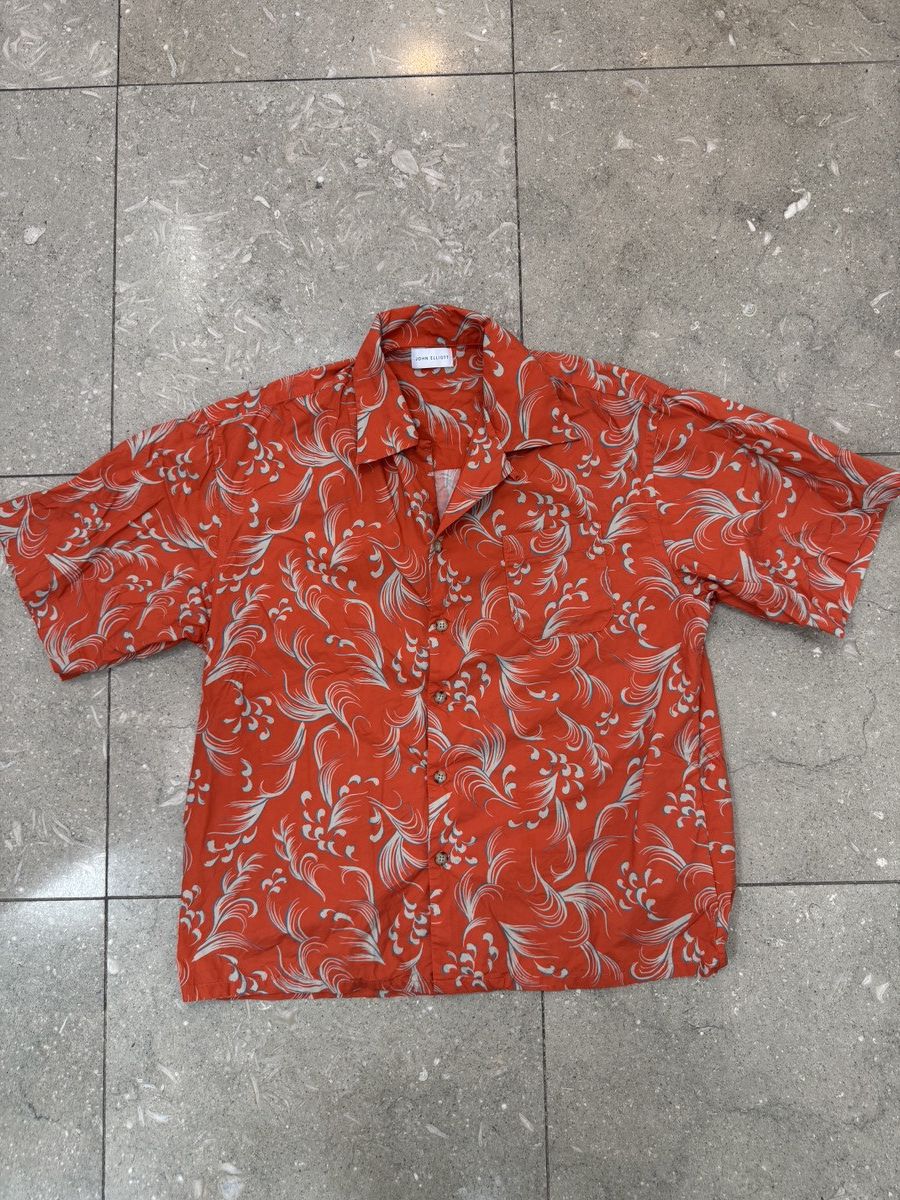John Elliott John Elliott Camp Shirt – Orange, Size L Size US L / EU 52-54 / 3 - 3 Thumbnail