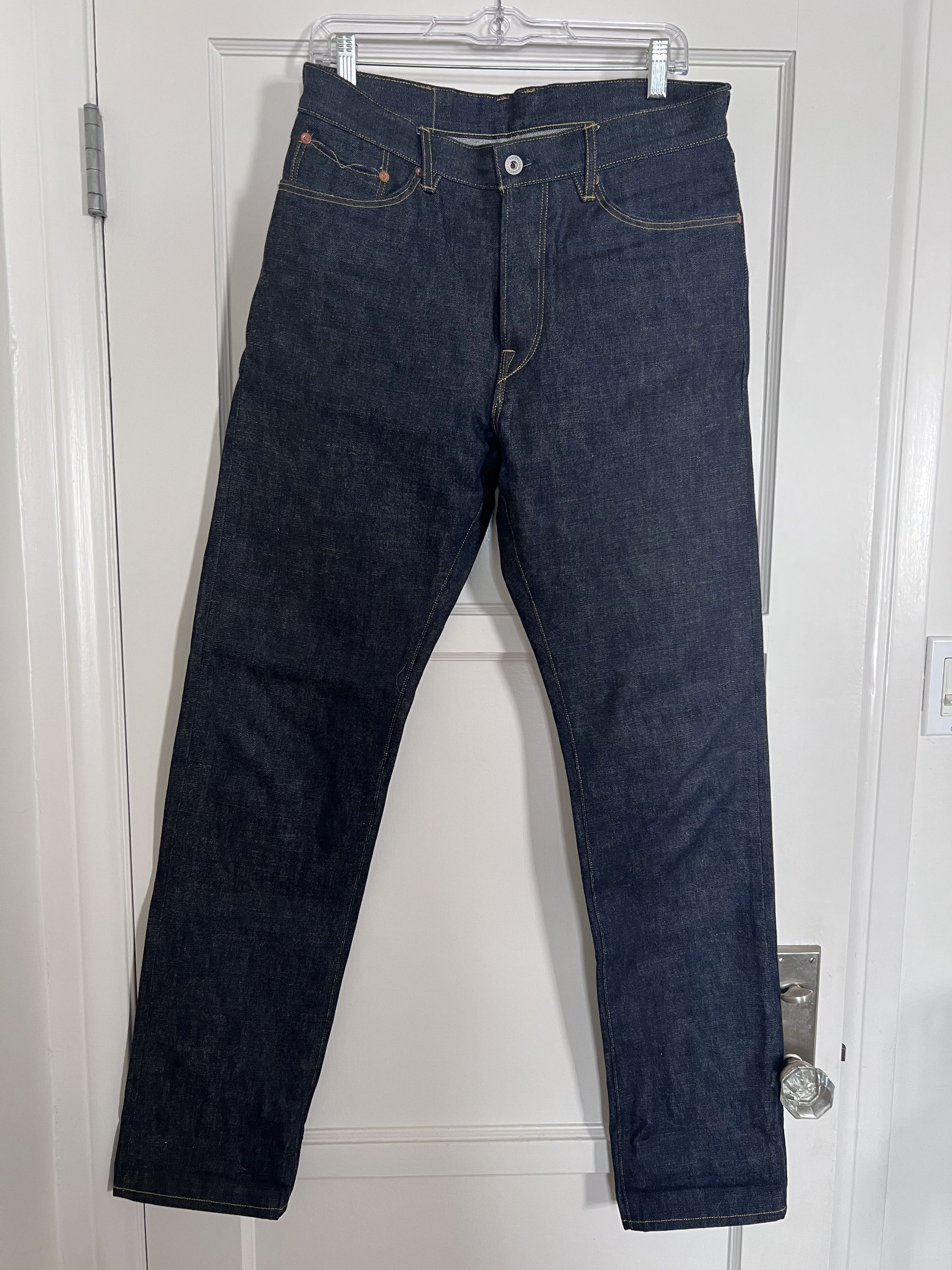 Stevenson Overall Co. 220 Carmel Straight Tapered - Indigo Size US 30 / EU 46 - 1 Thumbnail