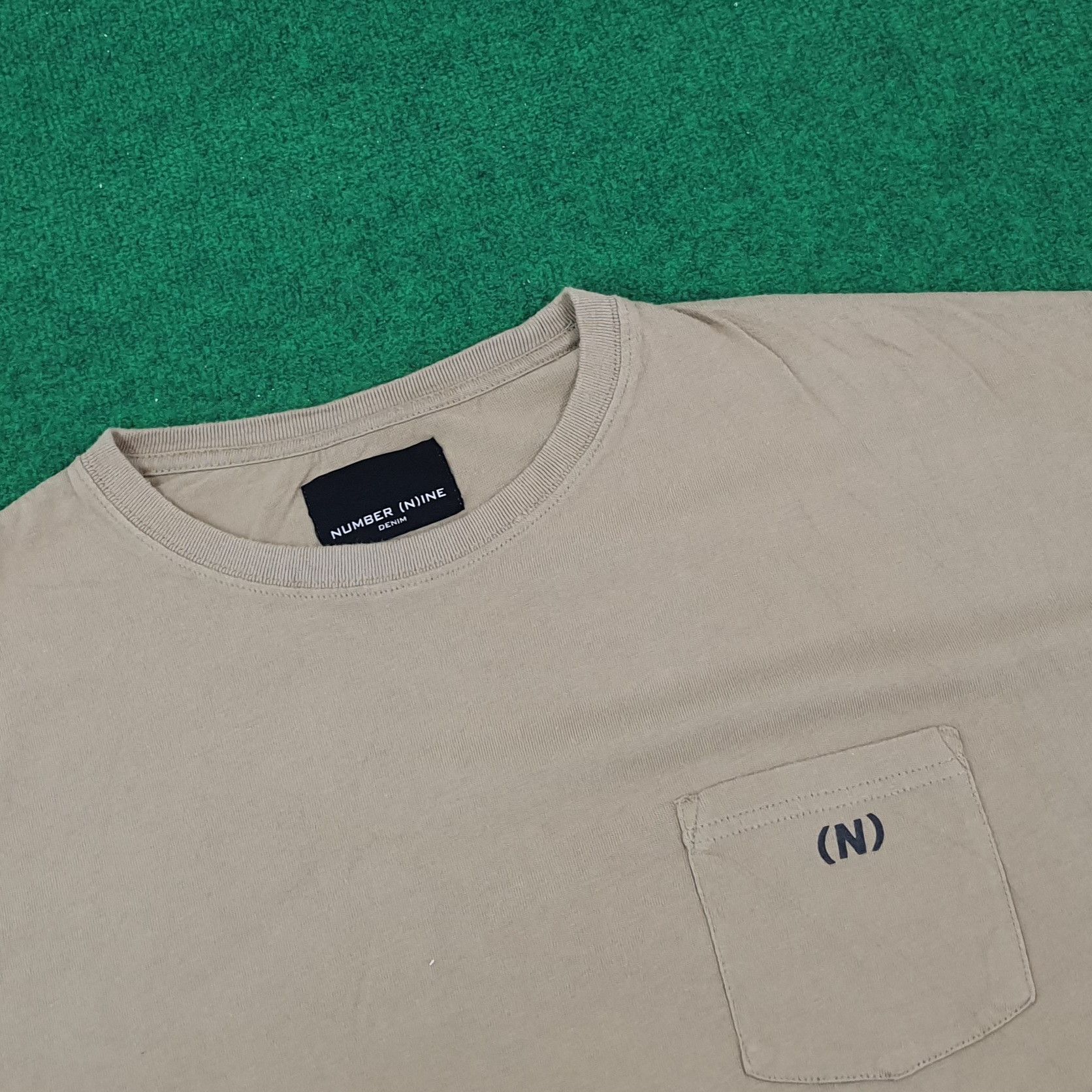 Japanese Brand × Number (N)ine × Vintage Vintage Number Nine Spell Out Japan Brand Boxy Tshirt Size US XL / EU 56 / 4 - 4 Thumbnail