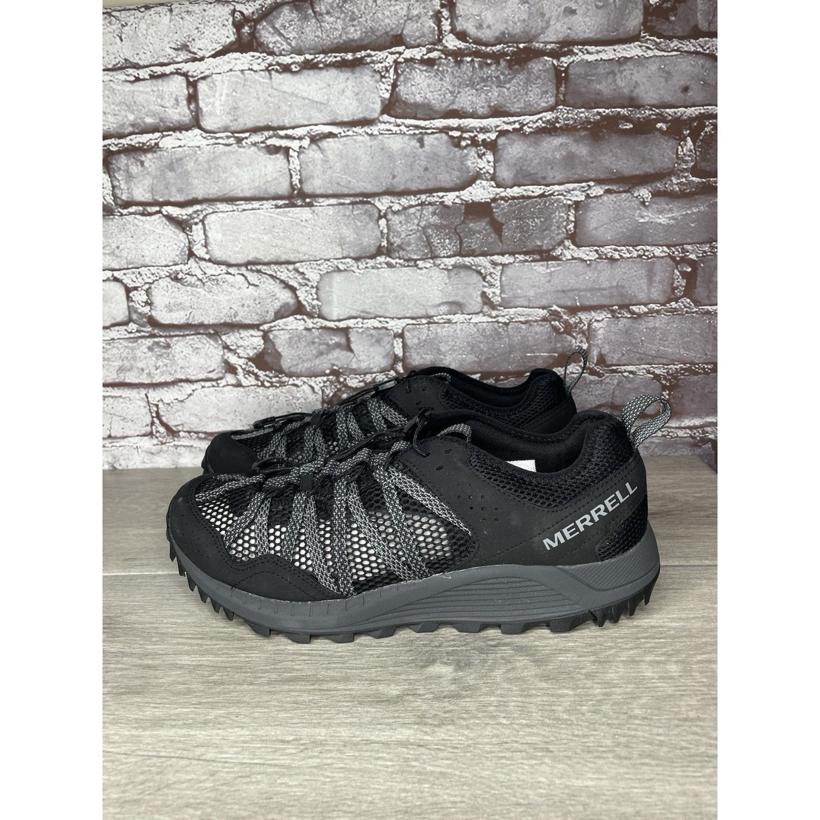 Merrell Merrell Wildsport Aerosport Black Synthetic Lace Hiking Outd Size US 10.5 / EU 43-44 - 8 Thumbnail