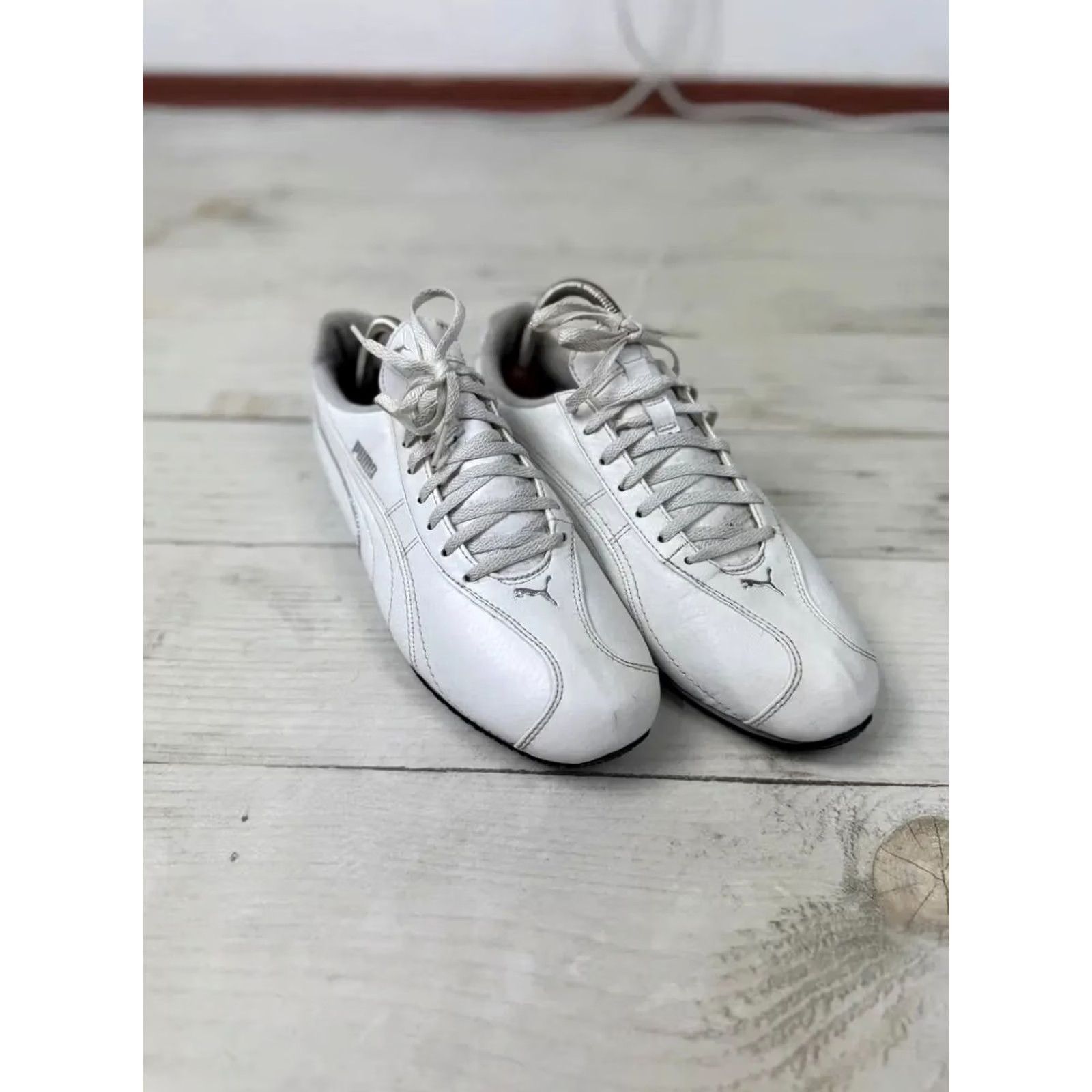 Puma VINTAGE PUMA Speedcat Leather Low Top Sneakers Mens US 10.5 White Cat Speedcat 00s Y2K Leather Sneakers Size US L / EU 52-54 / 3 - 5 Thumbnail