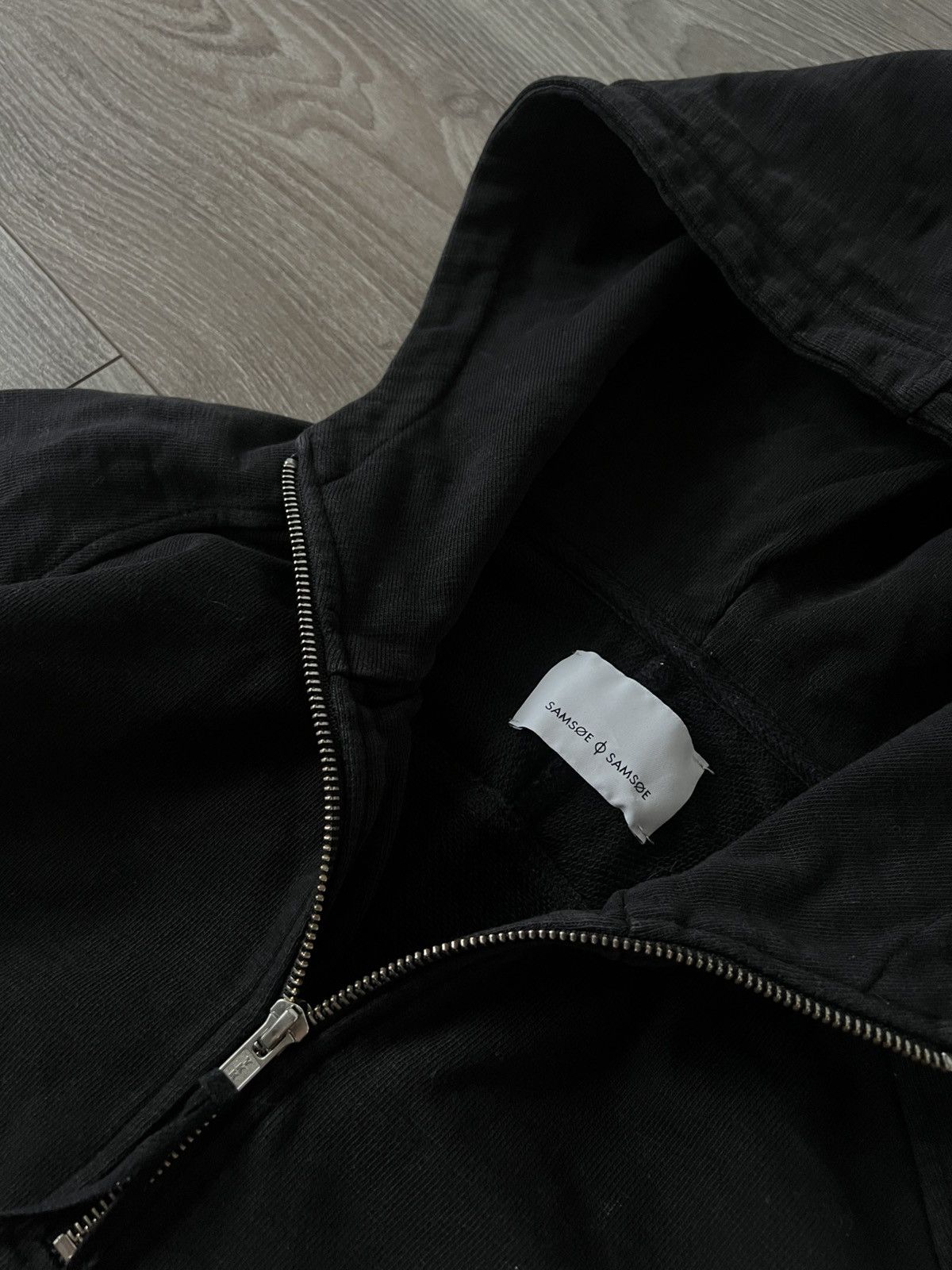 Samsoe Samsoe Samsoe Samsoe Avant Garde Men’s Cotton Hozier Zip Hoodie Size US L / EU 52-54 / 3 - 8 Thumbnail