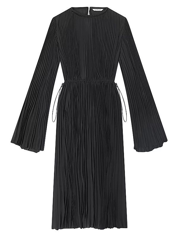 Balenciaga Balenciaga black pleated drawstring dress Size XS / US 0-2 / IT 36-38 - 1 Thumbnail