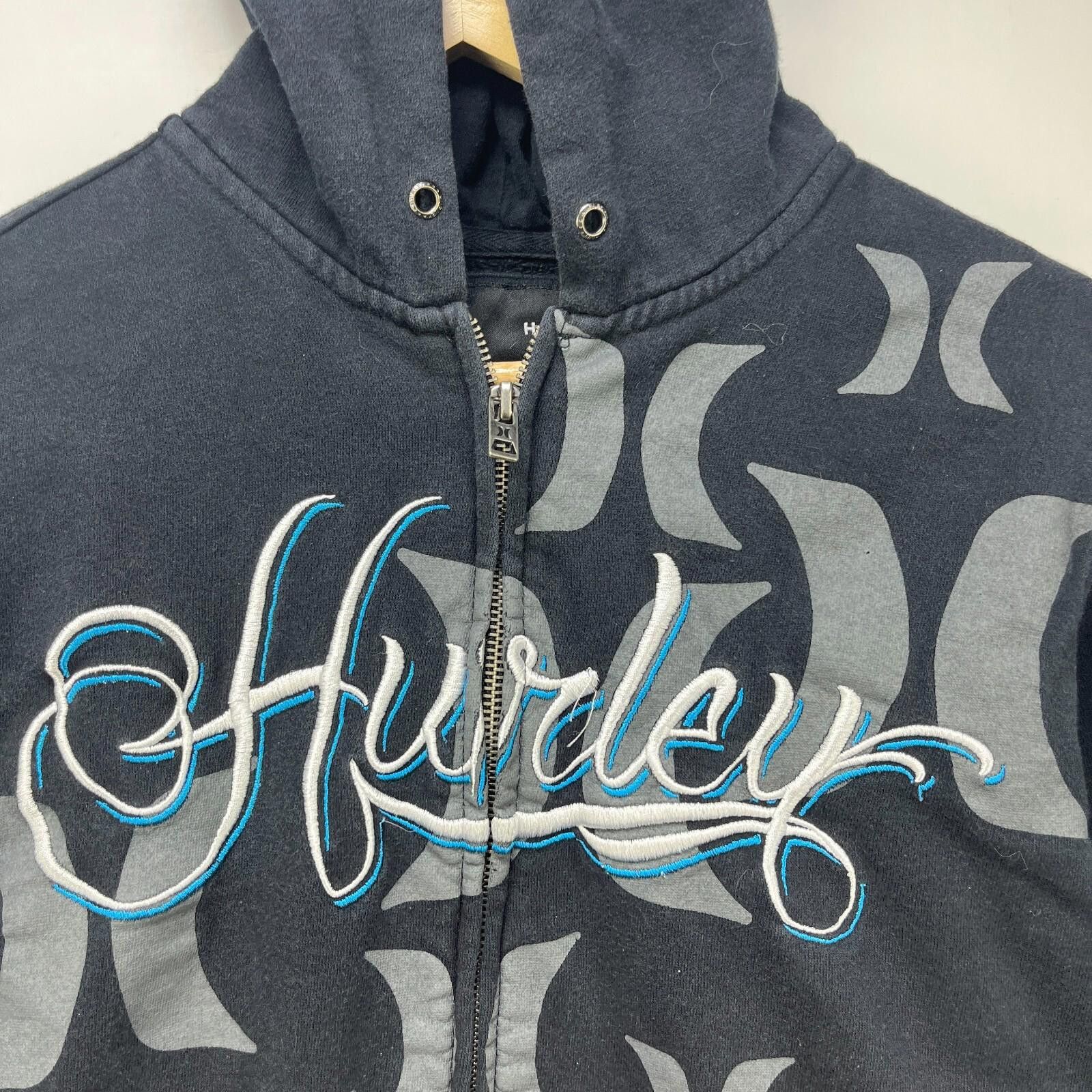 Hurley Vintage Y2K Hurley Zip Up Hoodie Small Size US S / EU 44-46 / 1 - 3 Thumbnail