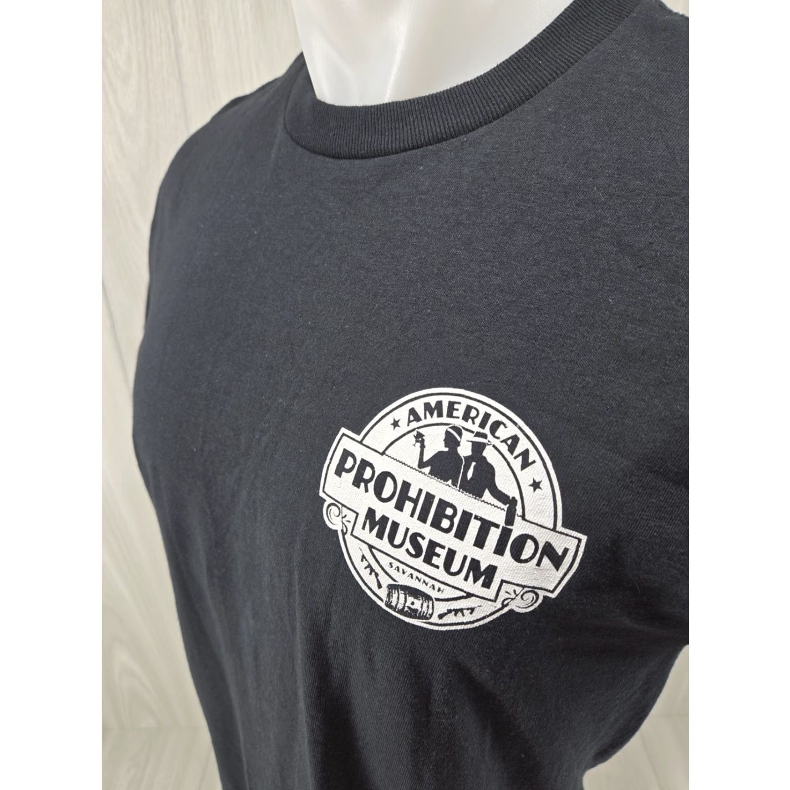 Gildan American Prohibition Museum Savannah, GA Shirt Medium Al Capone Wanted T-Shirt Men Black XS? Not applicable Size US M / EU 48-50 / 2 - 4 Thumbnail
