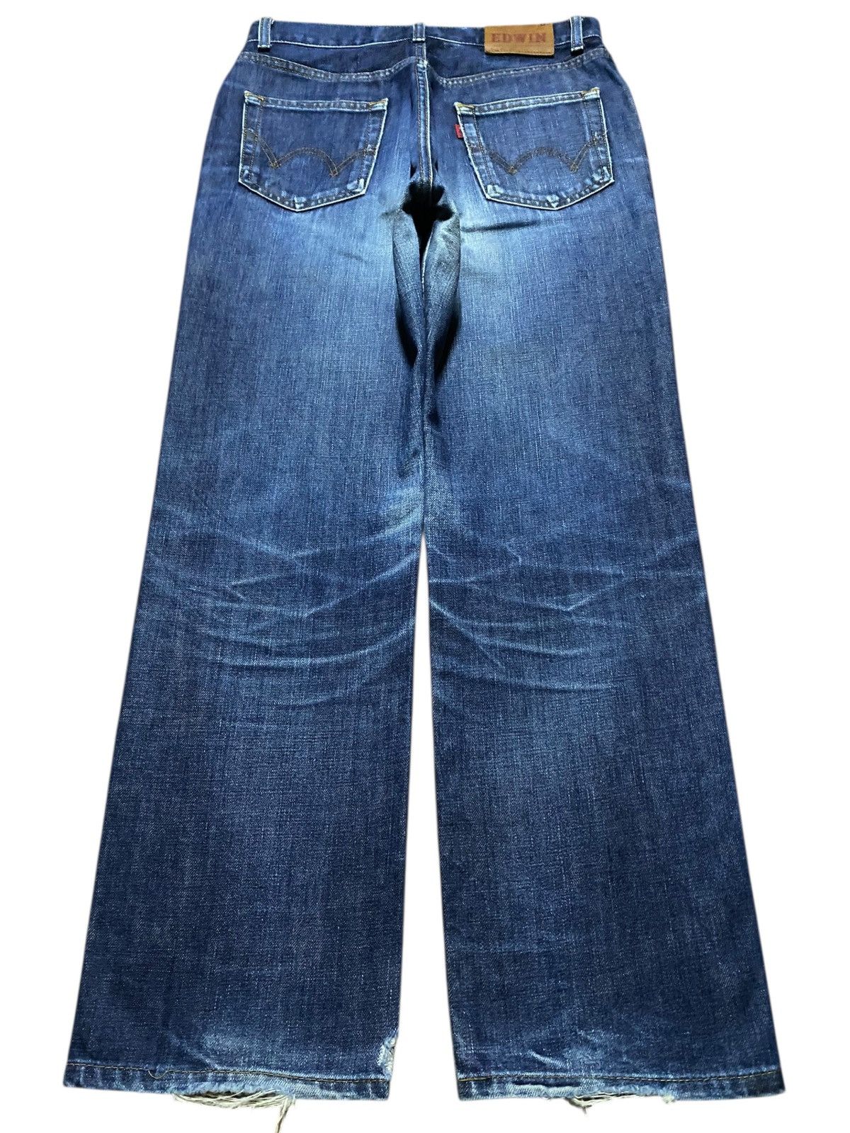 Edwin Vintage Japan Brand Miss Edwin Blue Wash Loose Jeans Size US 28 / EU 44 - 2 Thumbnail
