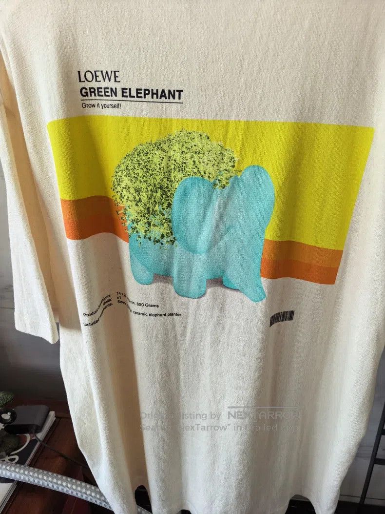Loewe Loewe Chia seed elephant short-sleeved pure cotton materia Size XXL / US 16-18 / IT 52-54 - 7 Thumbnail