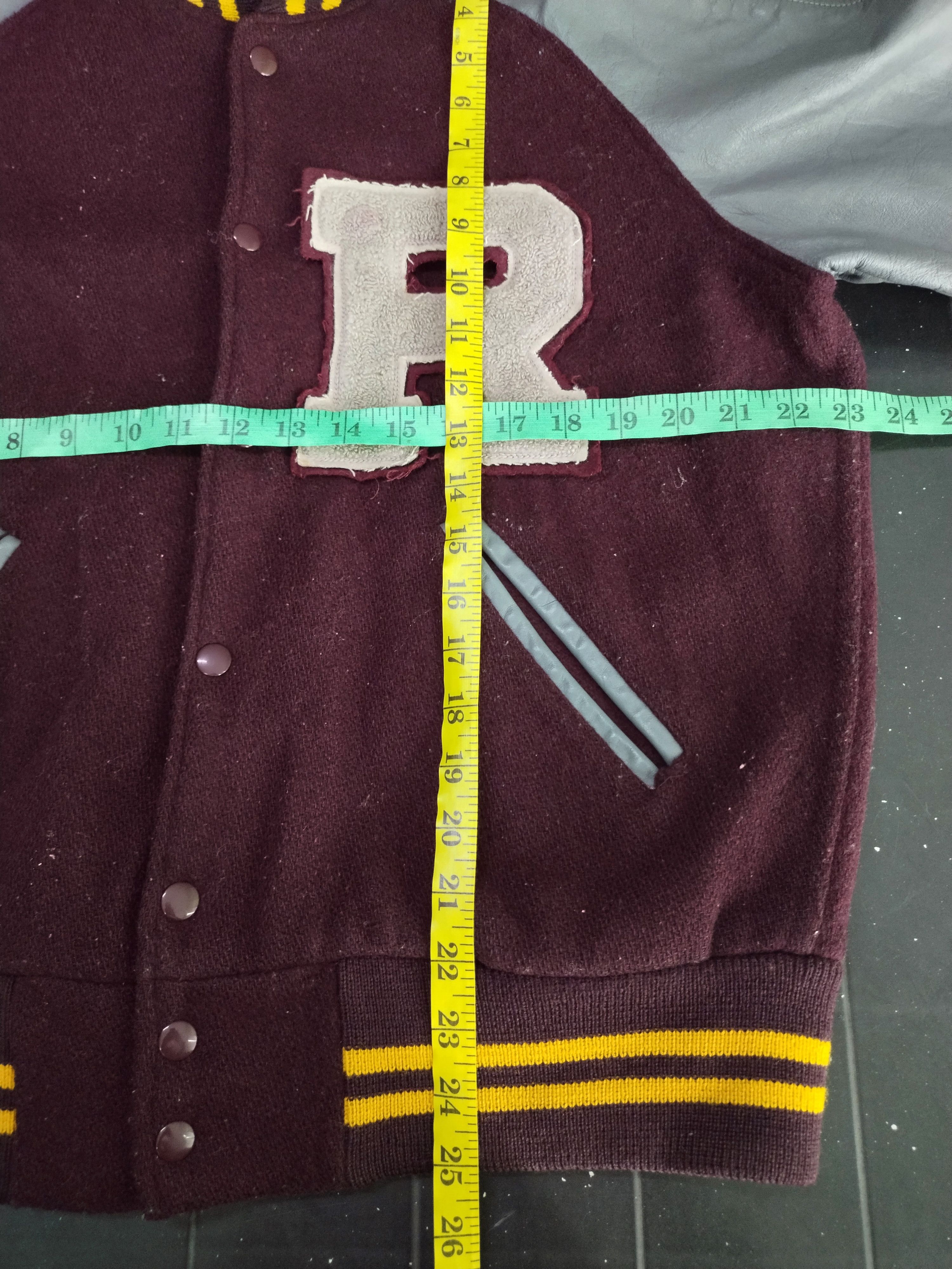 Vintage Vintage 1986's Varsity Leather Wool Jacket Size US M / EU 48-50 / 2 - 13 Thumbnail