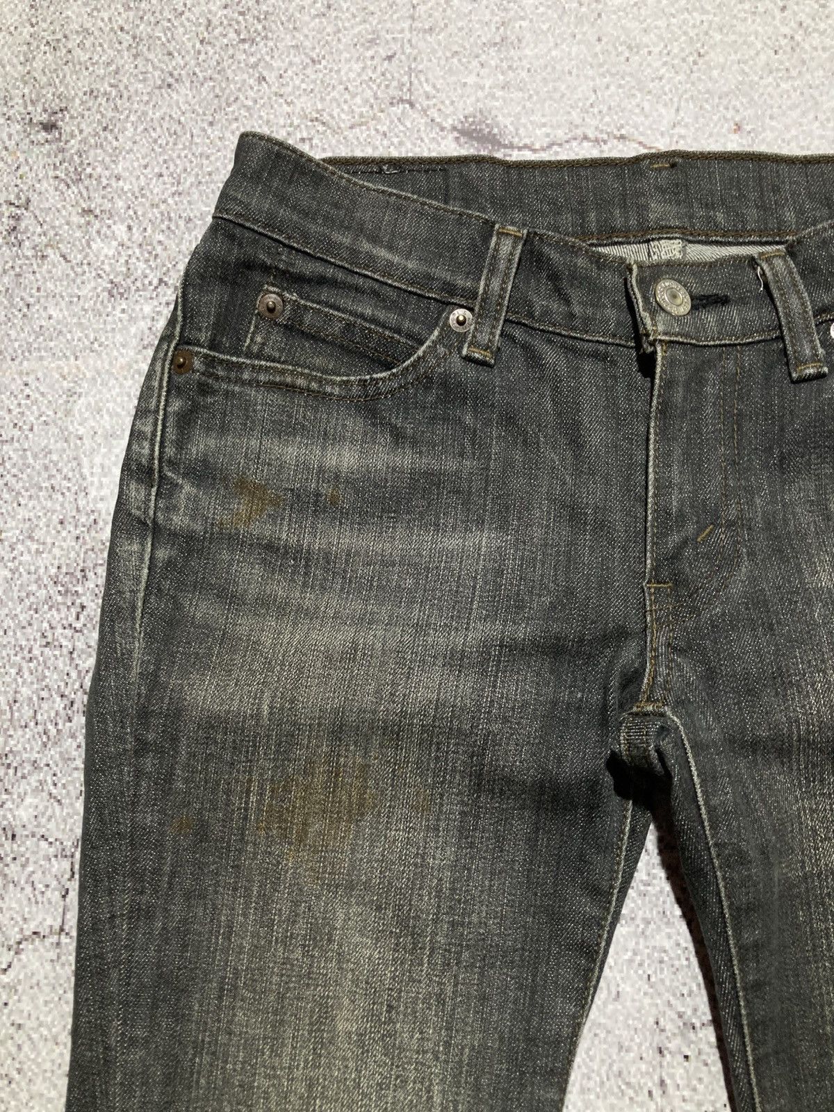 Levi's Vintage Clothing 1990s Vintage Levis Clawmark Denim Pants Hedi Slimane Style Size US 27 - 7 Thumbnail
