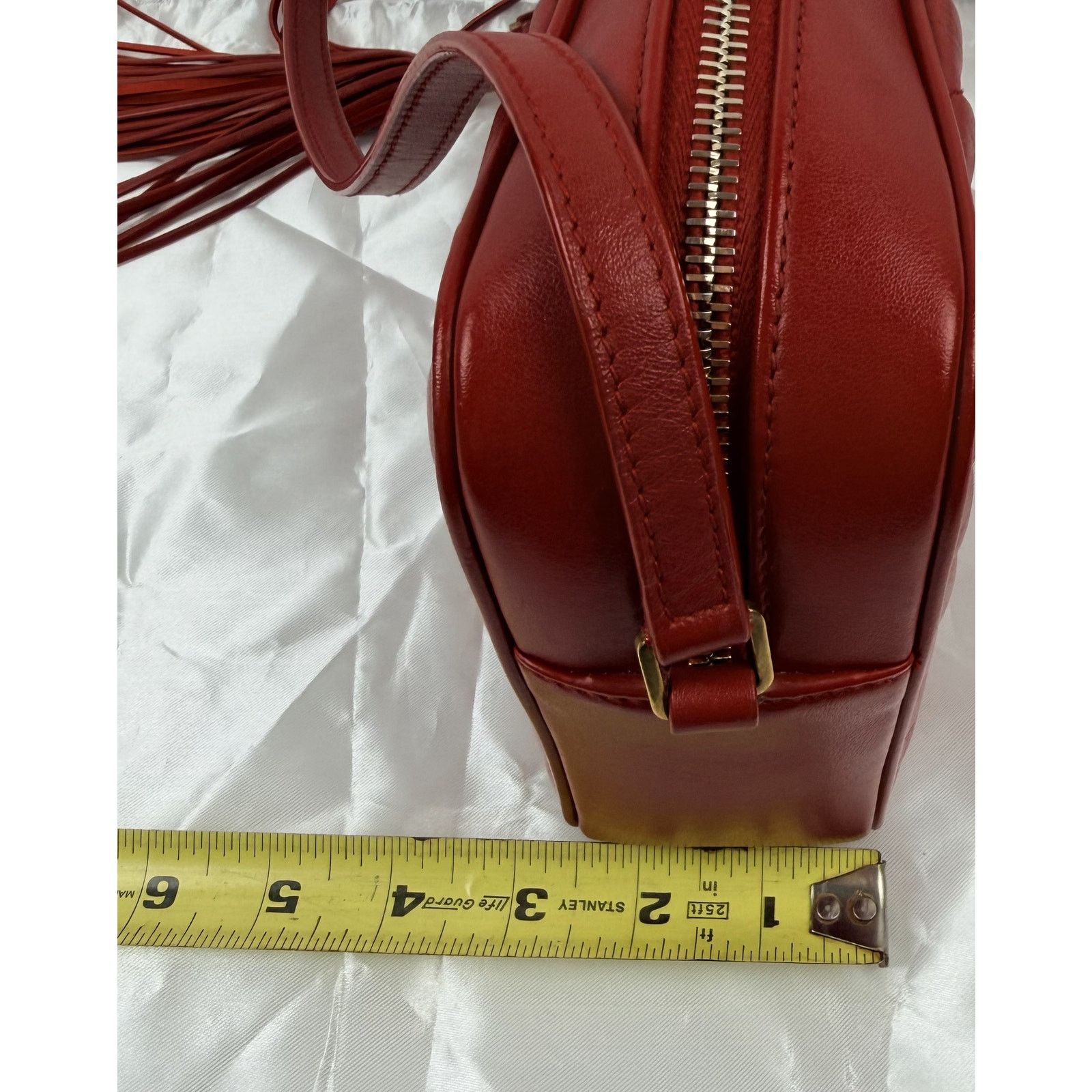 Valentino Saint Laurent Leather Lou Camera Size ONE SIZE - 7 Thumbnail