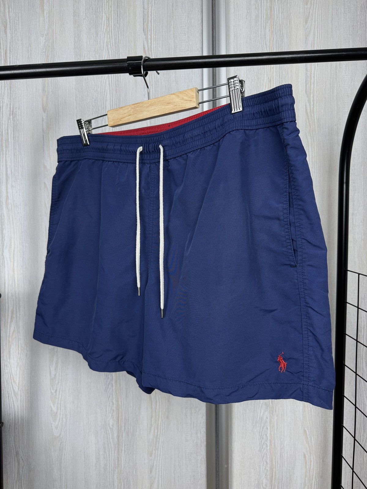 Polo Ralph Lauren Polo Ralph Lauren blue nylon small logo swim shorts Size US 36 / EU 52 - 3 Thumbnail