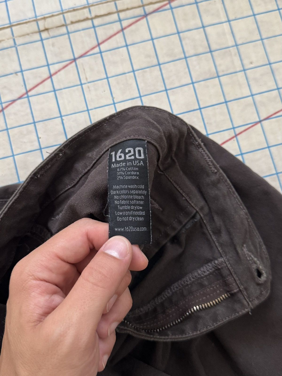 1620 Workwear 1620 Workwear Brown Work Pants Fits Mens Size 40x29 Cordura Size US 40 / EU 56 - 8 Thumbnail