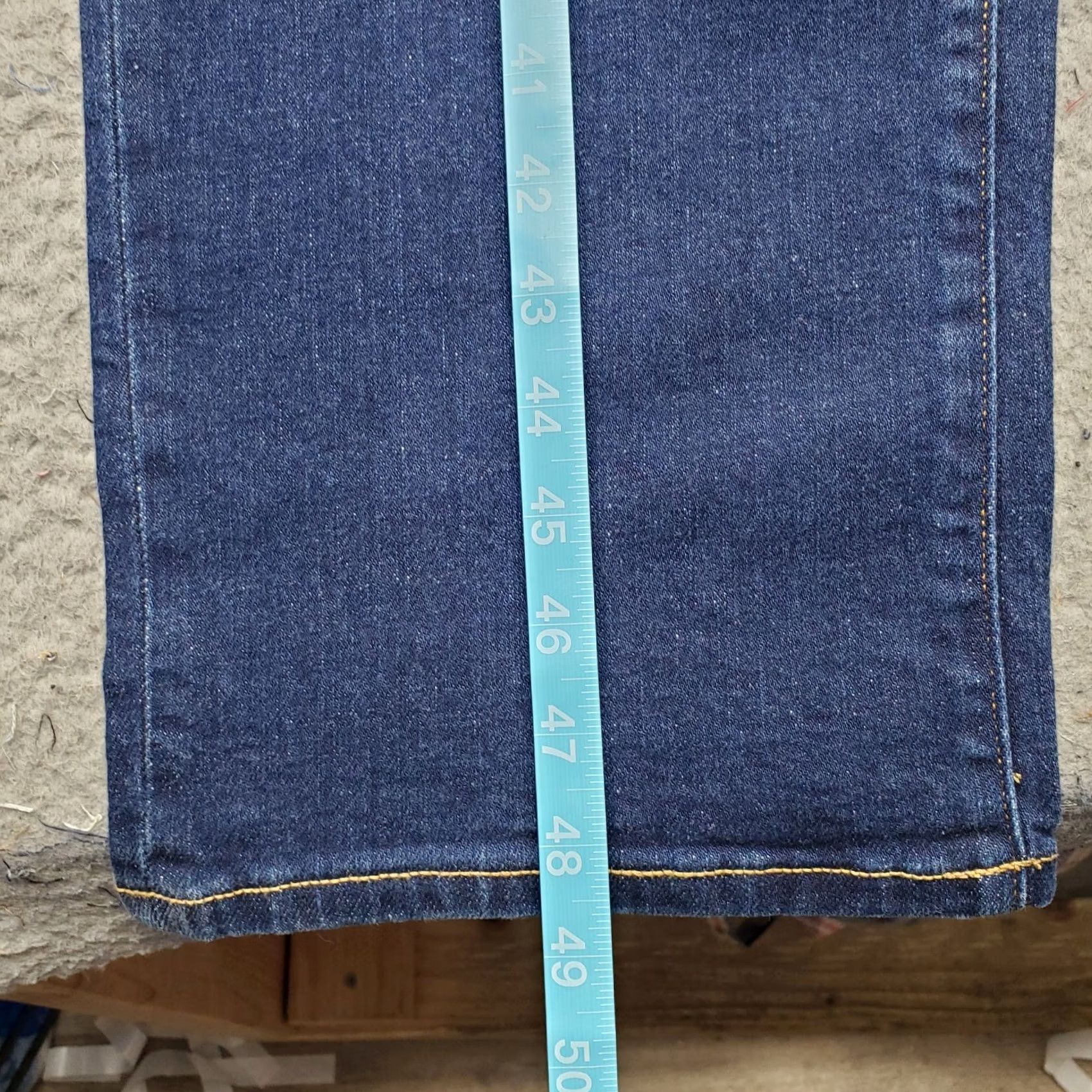 Vintage Mutual Weave Jeans Mens 40x36 Blue Denim Stretch Faded Athletic Fit Tapered Leg Mens Size 40 Blue Regular Denim Jeans Mens Size US 40 / EU 56 - 5 Thumbnail
