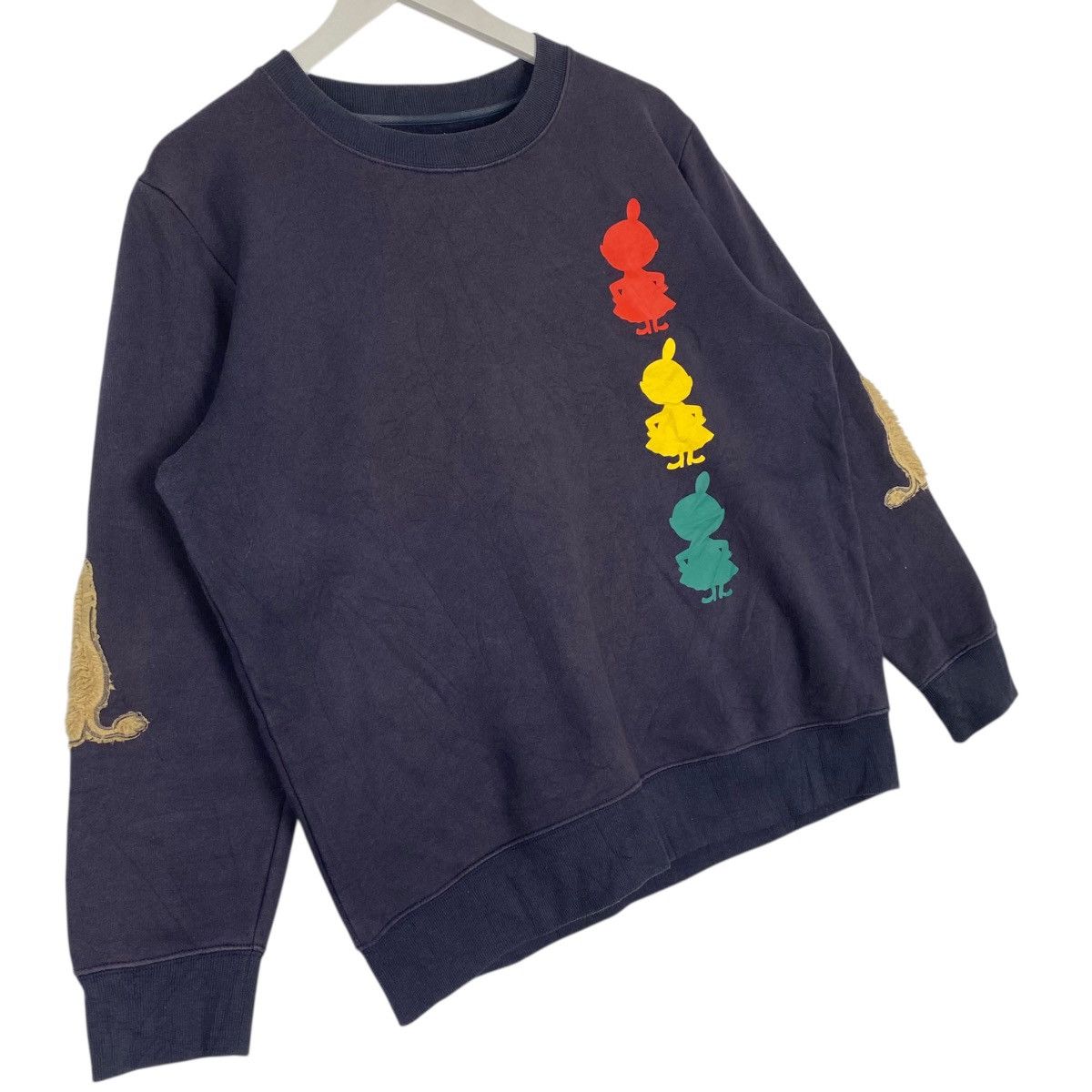 Other Girl Kids Printed Sweatshirt Crewneck Navy Blue Size M Size US M / EU 48-50 / 2 - 3 Thumbnail