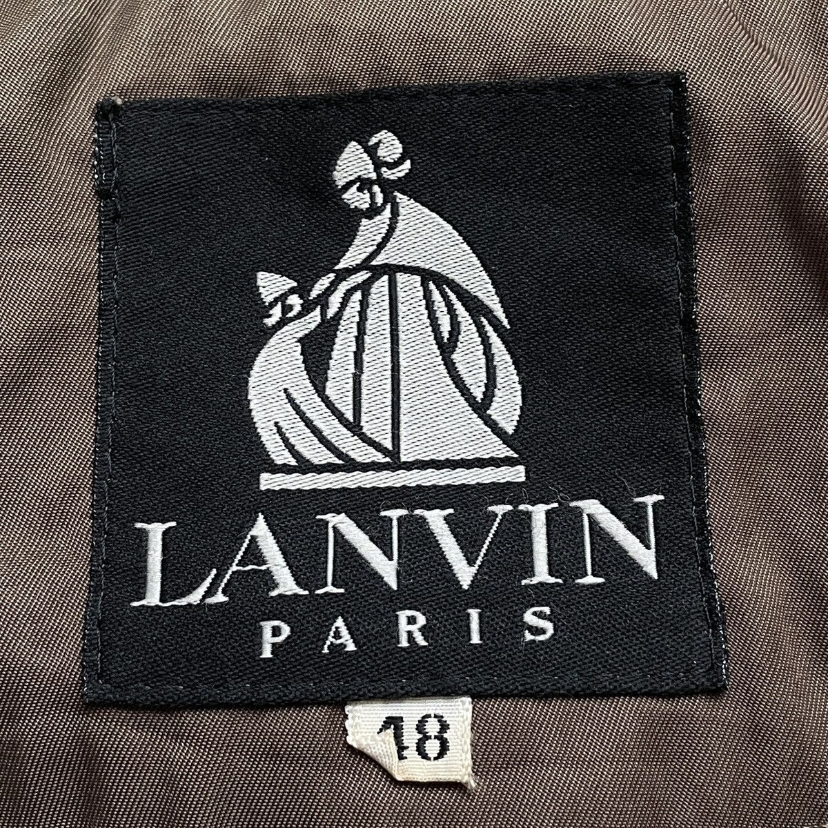 Vintage Vintage Brand Lanvin Wool Hoodie Parka 1990s Size US M / EU 48-50 / 2 - 9 Thumbnail