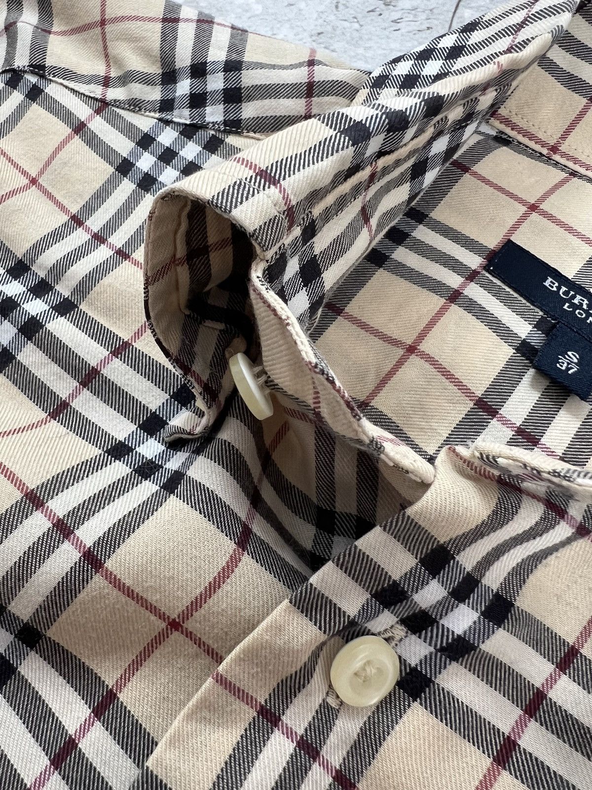 Burberry × Vintage burberry nova check shirt Size US S / EU 44-46 / 1 - 4 Thumbnail