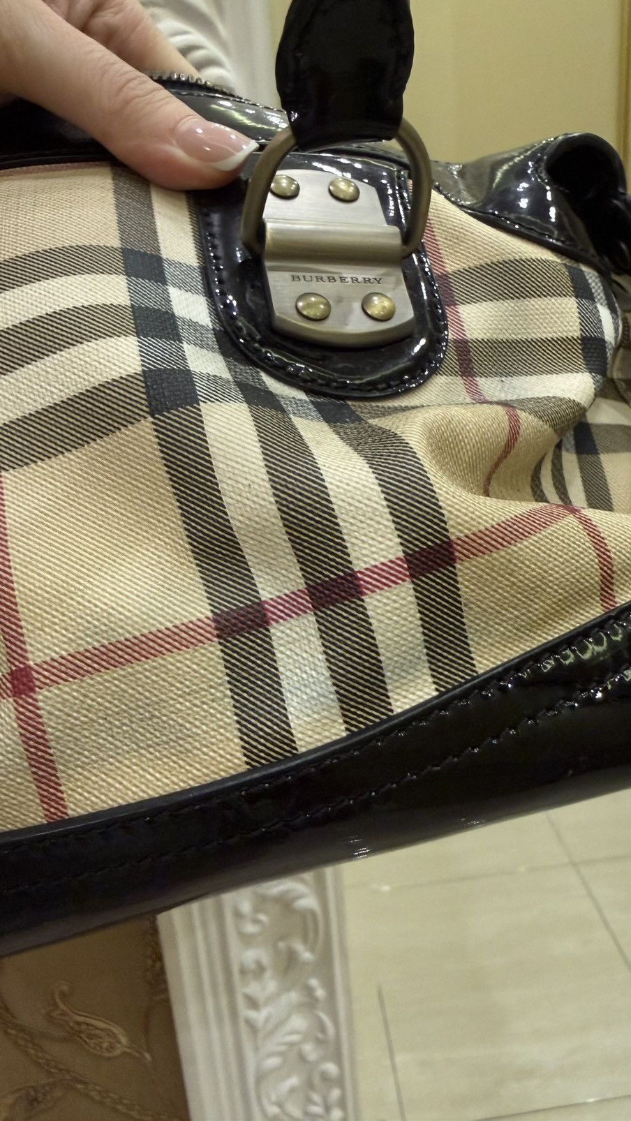 Burberry Burberry Nova Check Top Handle Bag Limited Edition Size ONE SIZE - 14 Thumbnail