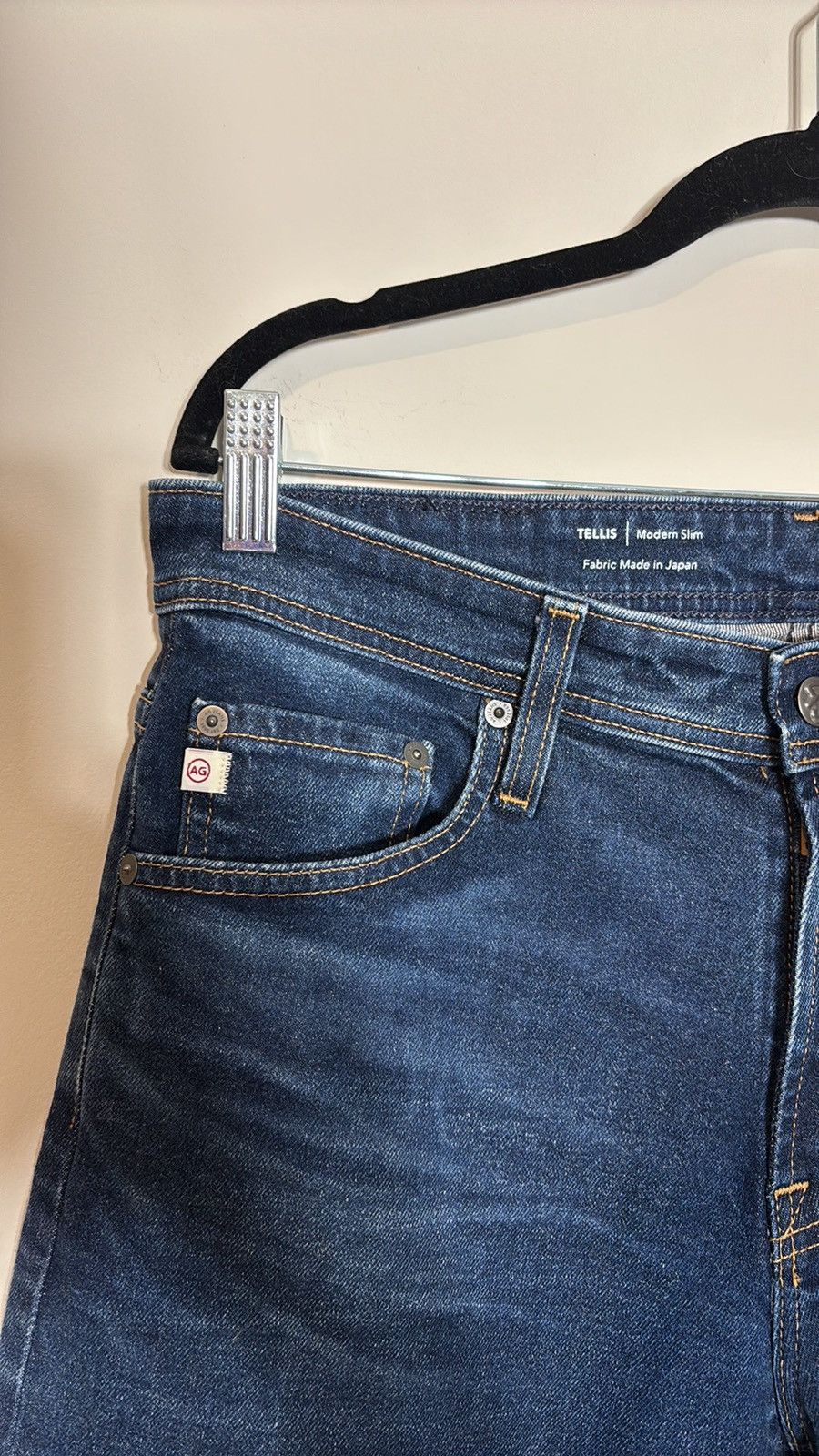 AG Adriano Goldschmied AG Adriano Goldschmied Tellis Jeans Japan Size US 32 / EU 48 - 2 Thumbnail