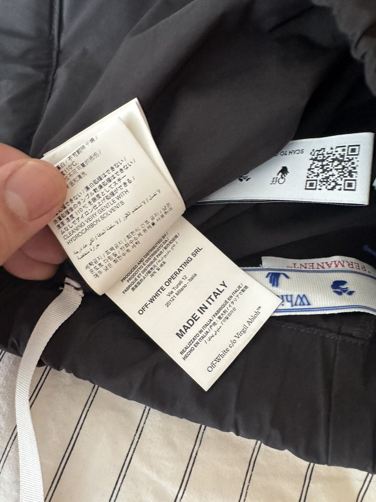 Off-White Off-White Industrial Cargo Shorts Black 32 Size US 32 / EU 48 - 19 Thumbnail